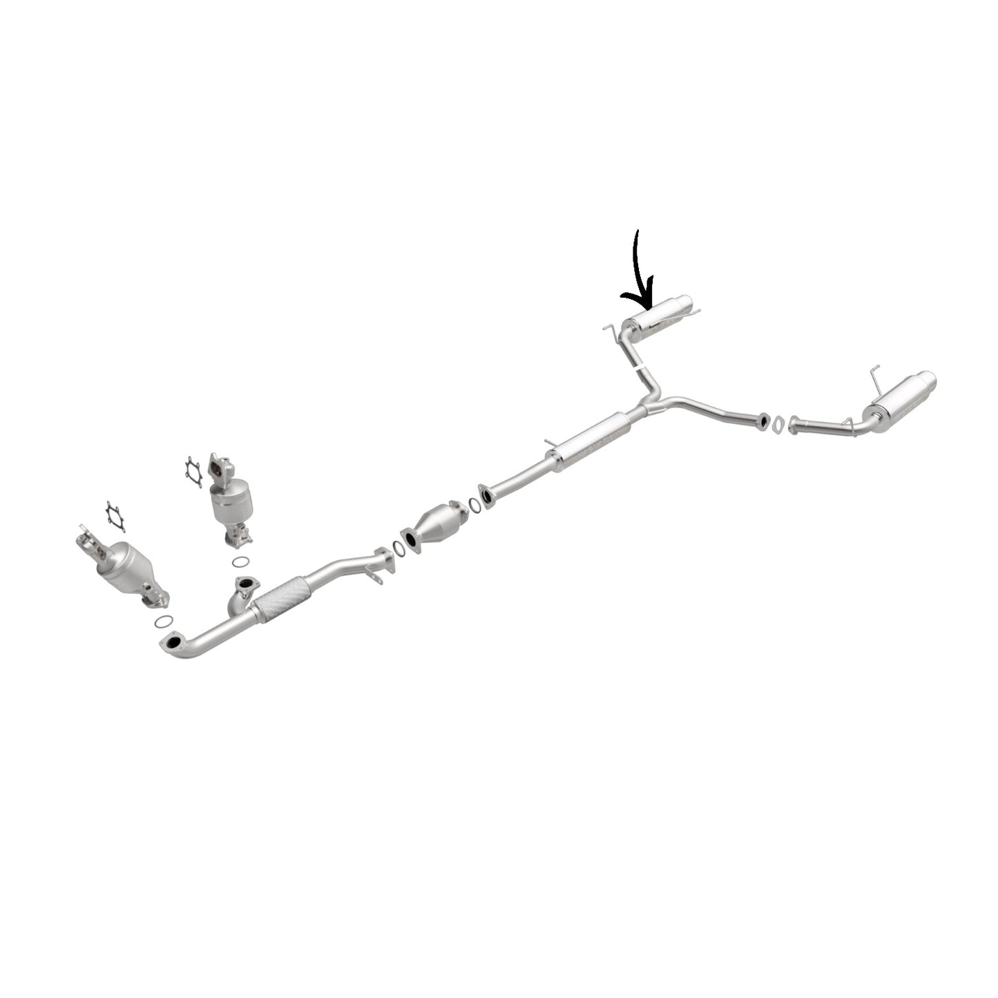 Silencieux arrière droit pour Acura MDX 3.5L (2004-2006)