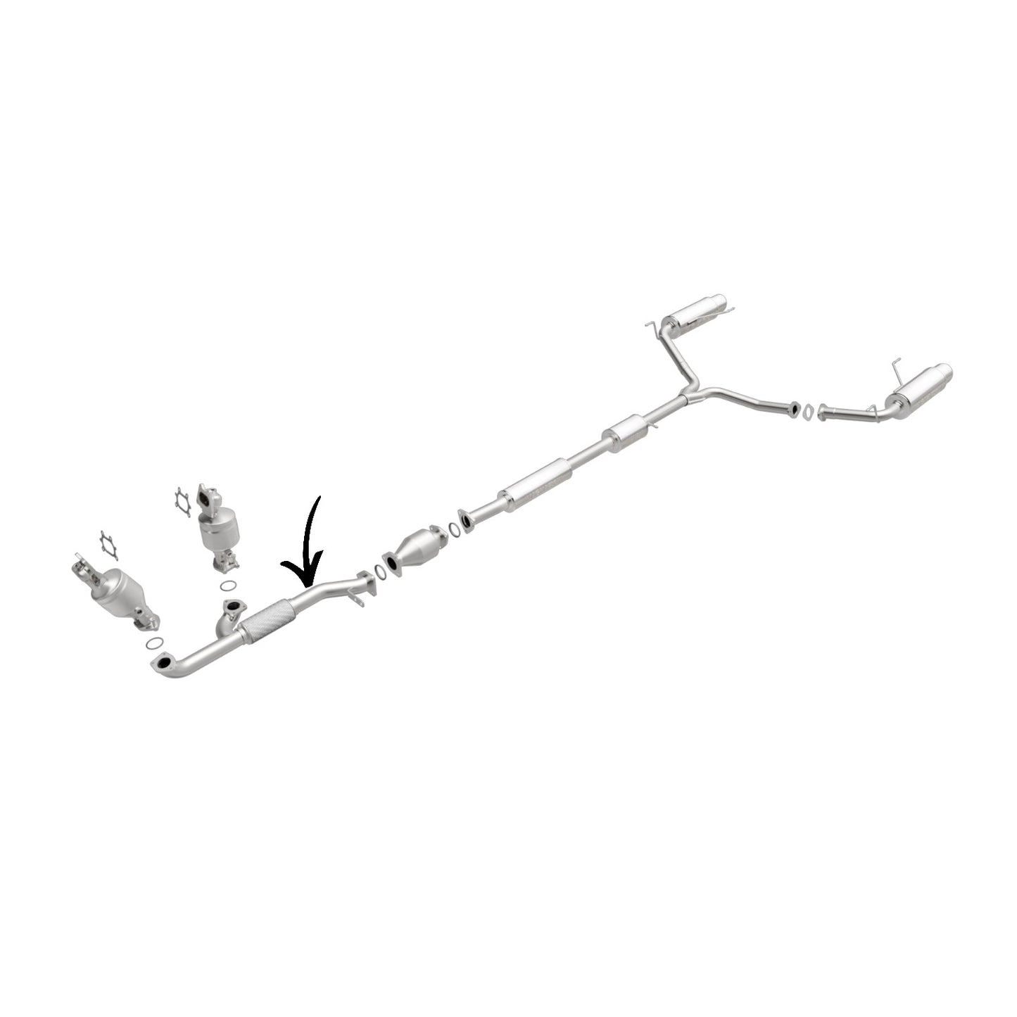 Acura TL 3.2L 2004-2008 Front Flex Y-Pipe