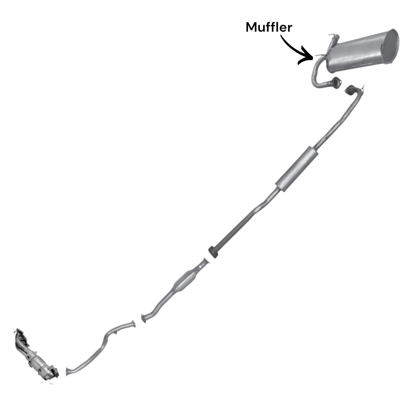 Nissan X-Trail 2.5L (2005 & 2006) Direct Fit Muffler