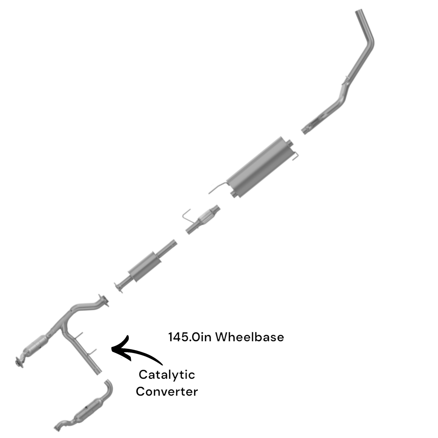 Ford F-150 3.5L Turbocharged (2011-2014) Catalytic Converter