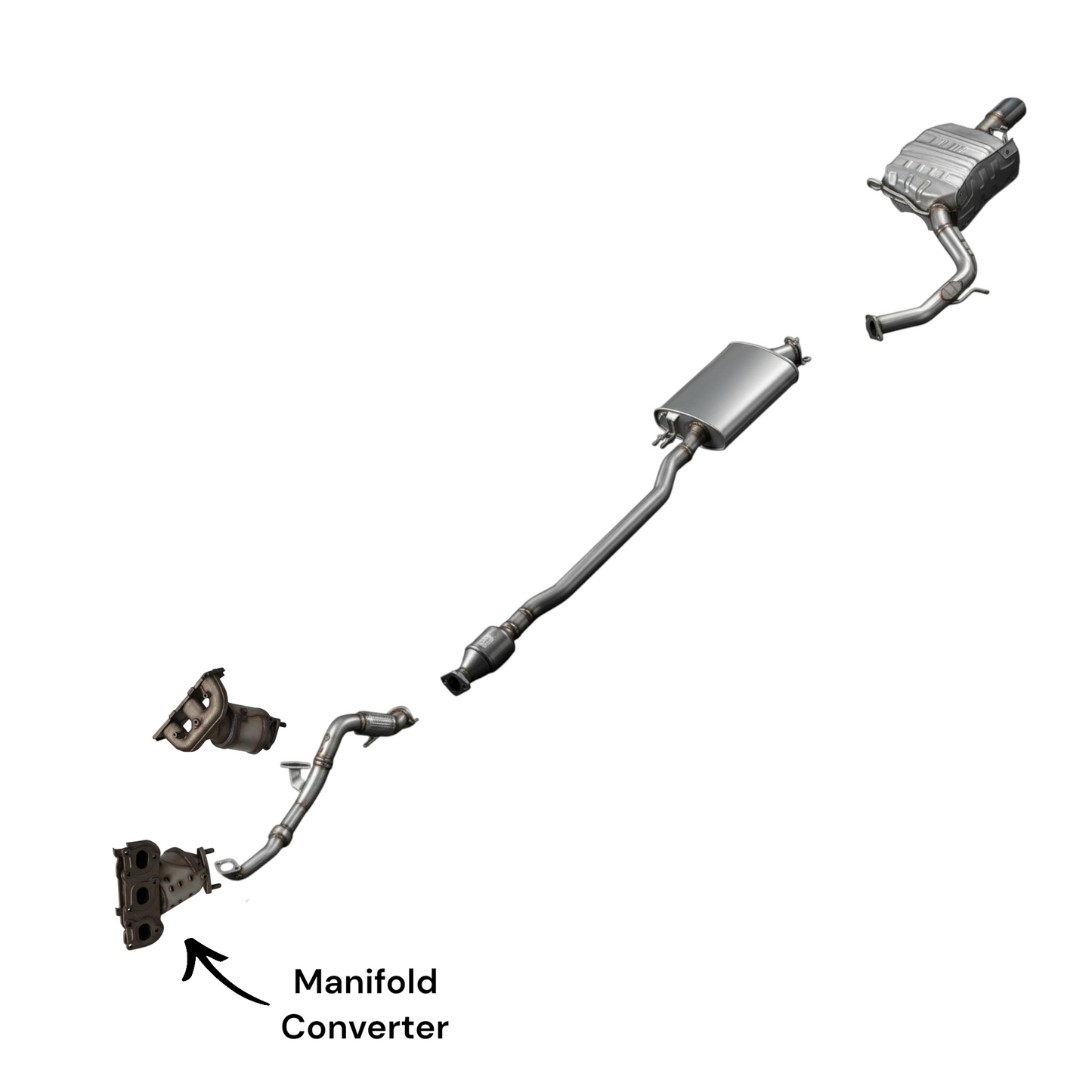 Kia Telluride 3.8L (2020-2023) (Front Left) Manifold Converter