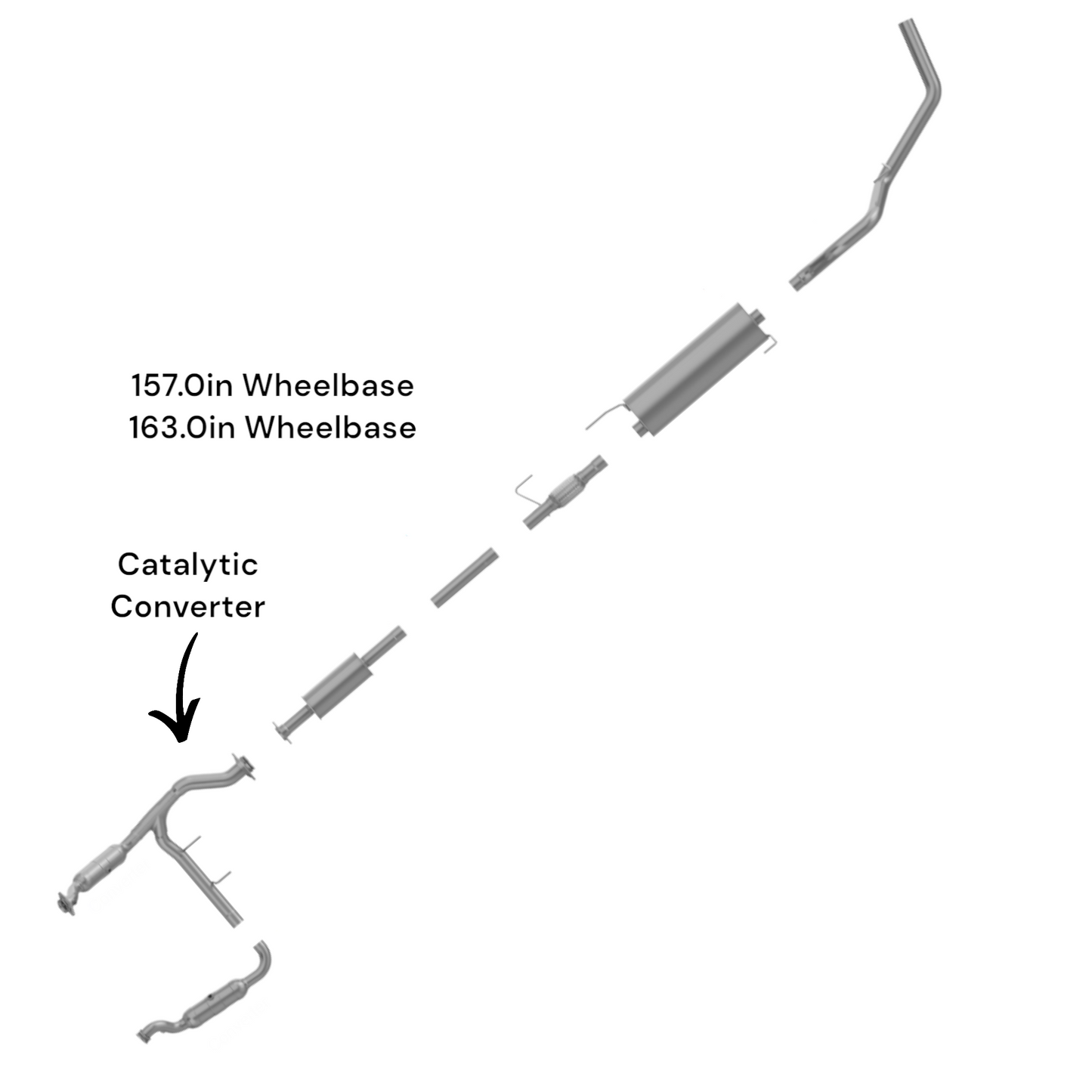 Ford F-150 3.5L Turbocharged (2011-2014) Catalytic Converter