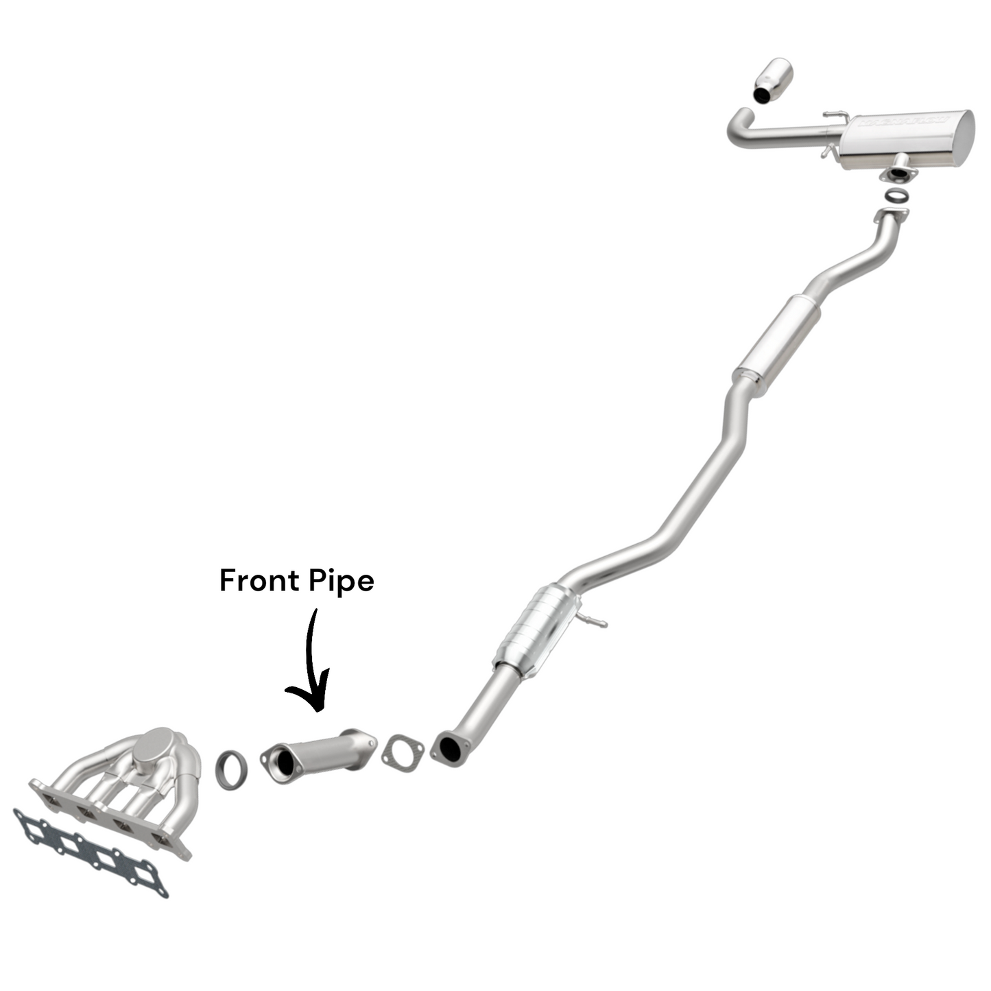 Mitsubishi Lancer 2.0L (2009-2015) (Hatchback) (Turbo) (Japan Built Only) Front Pipe