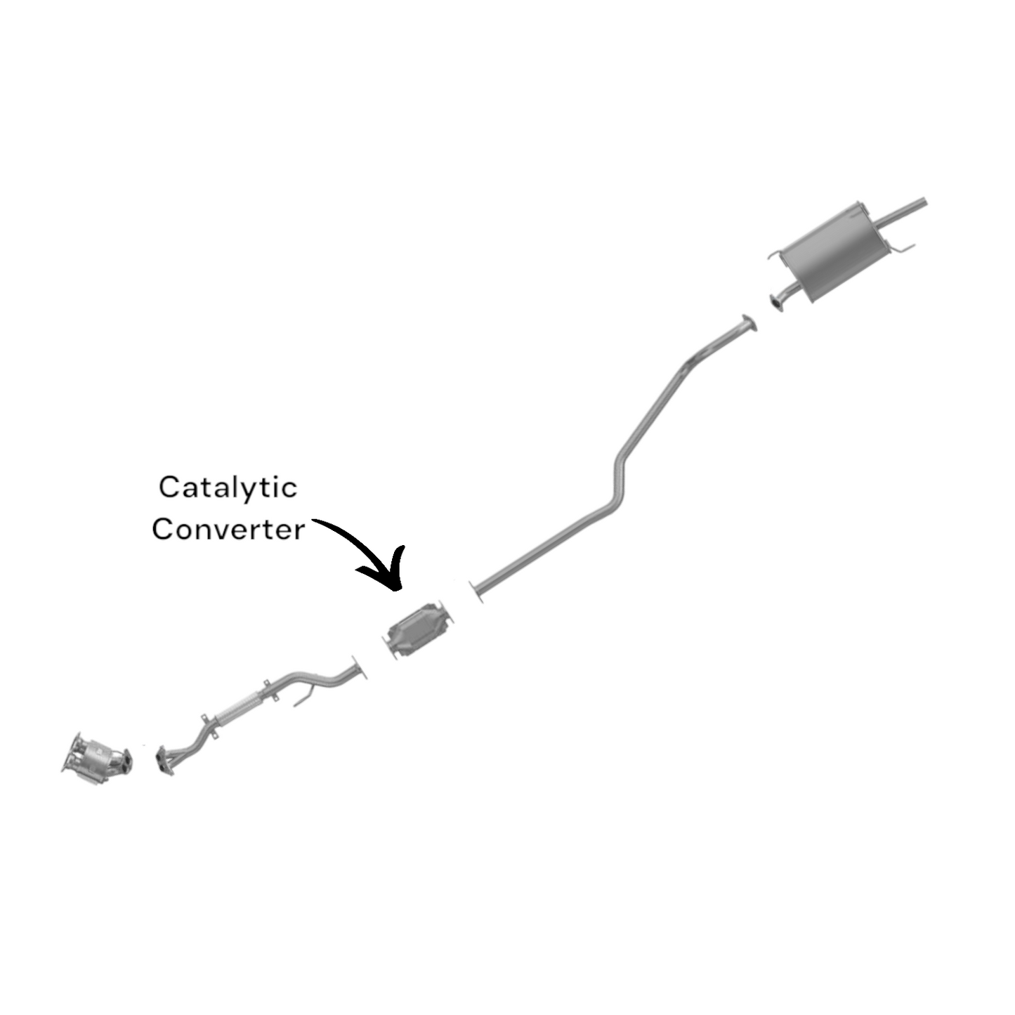 16033 - Nissan Sentra 1.8L (2000, 2001, 2002) Catalytic Converter