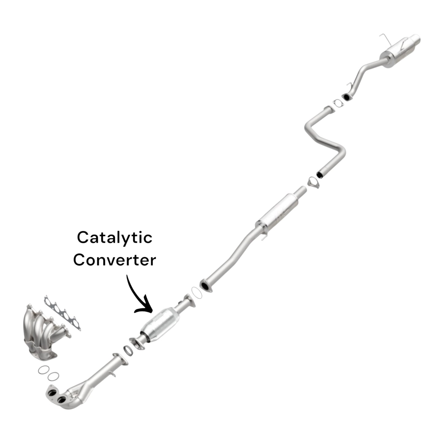Honda Civic 1.6L (1999, 2000) Catalytic Converter