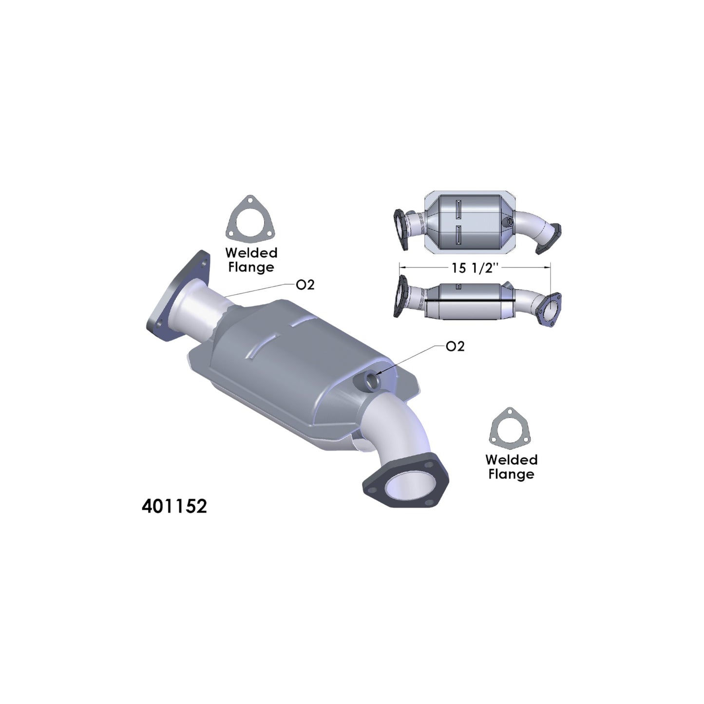 Volkswagen Passat 1.8L Turbocharged 1998-2005 Catalytic Converter