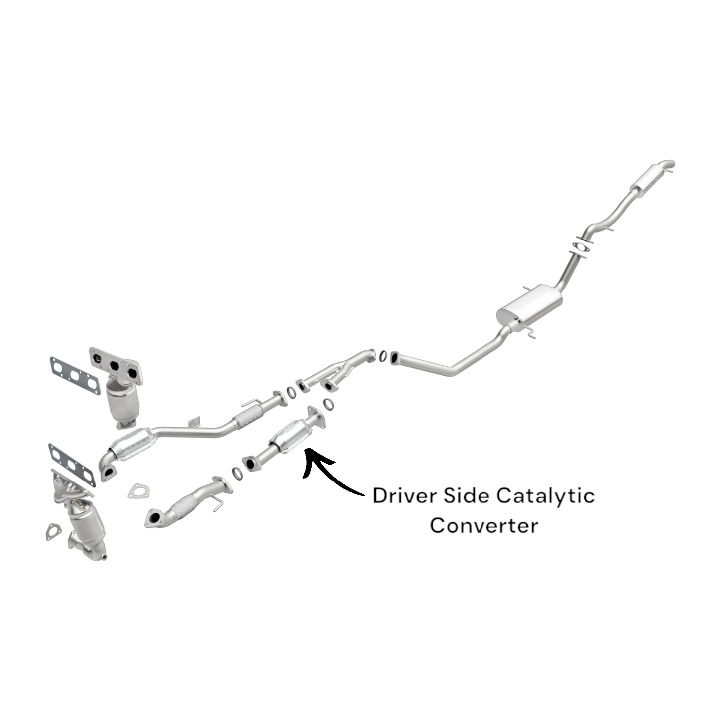 Mazda MPV 3.0L (2002-2006) Driver Side Catalytic Converter