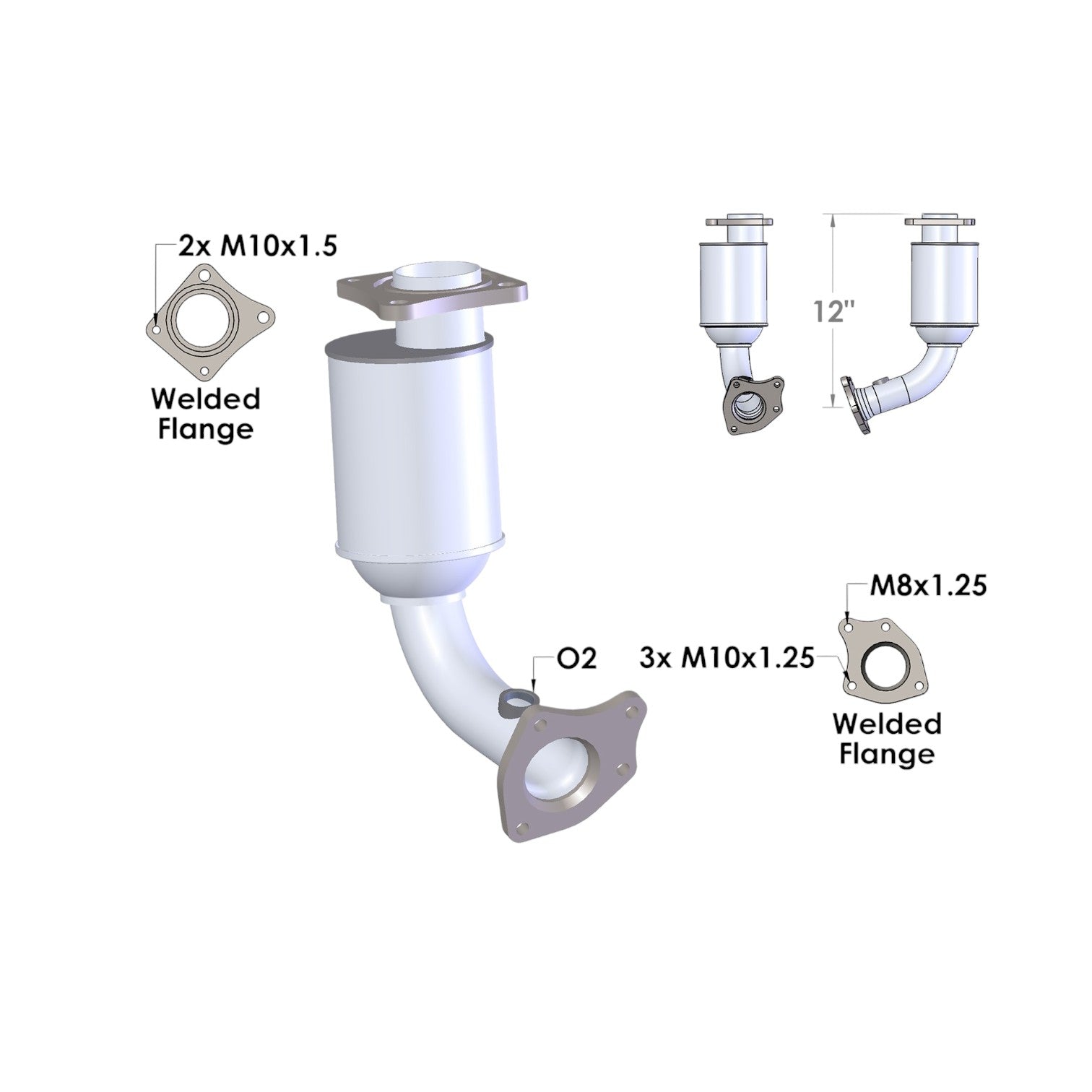 16222 - Nissan Murano 3.5L (2003-2007) V6 Catalytic Converter
