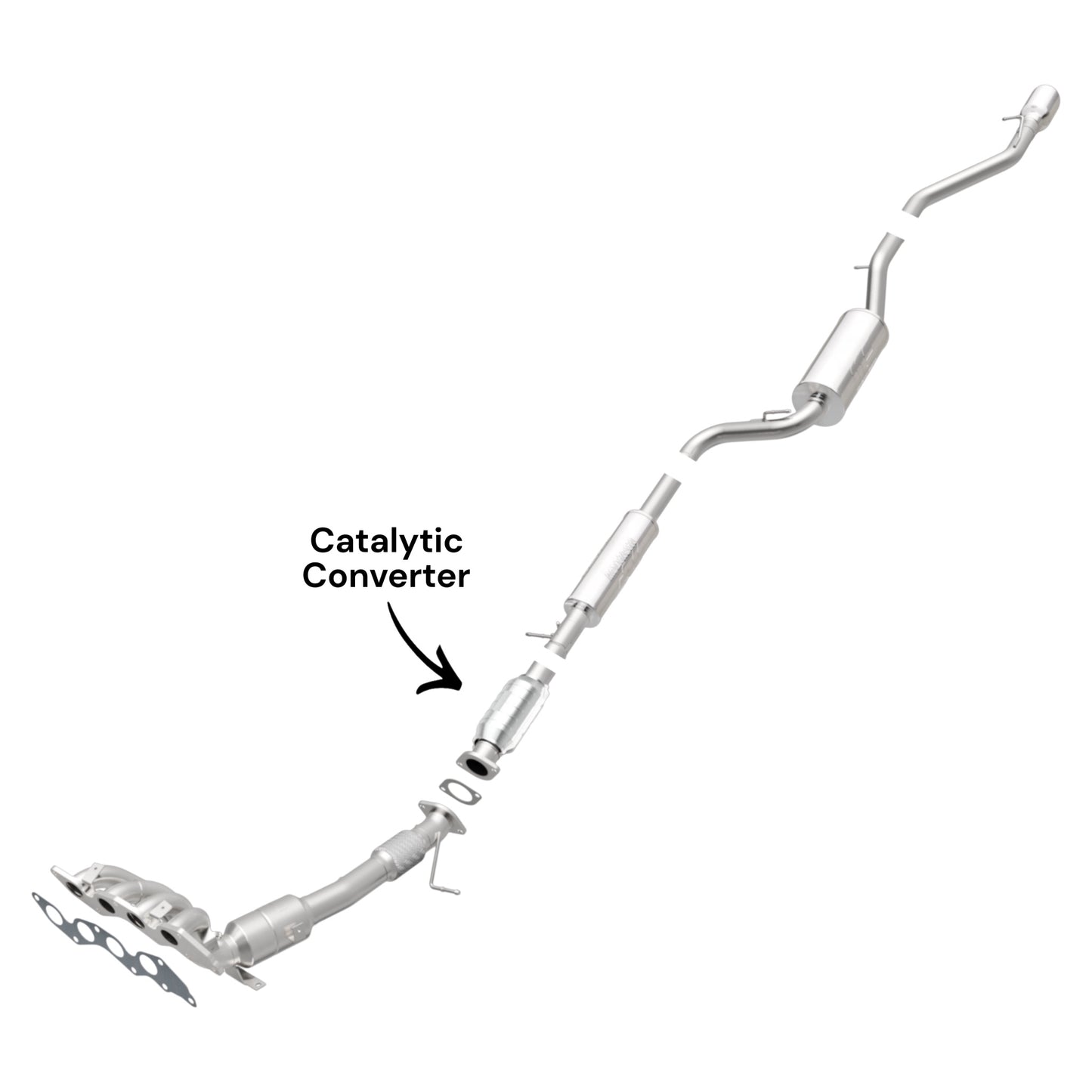 Mazda 3 2.0L (2004-2009) Catalytic Converter