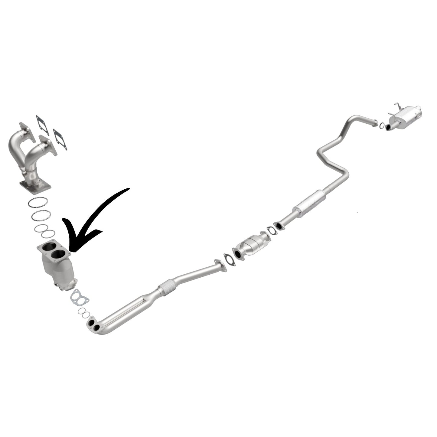 Convertisseur de collecteur d'admission avant pour Nissan Sentra 1.8L (2000-2002) V4