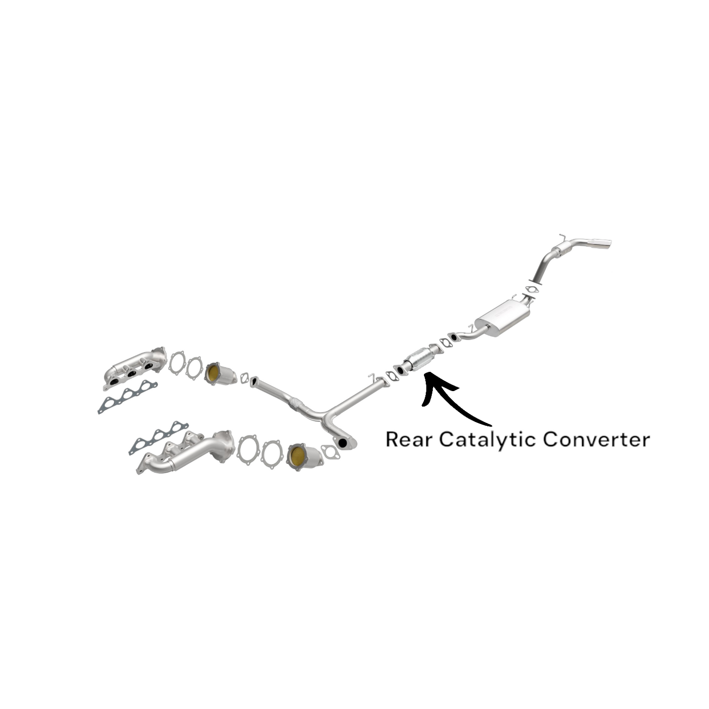 KIA Sorento 3.5L (2003-2005) Rear Catalytic Converter