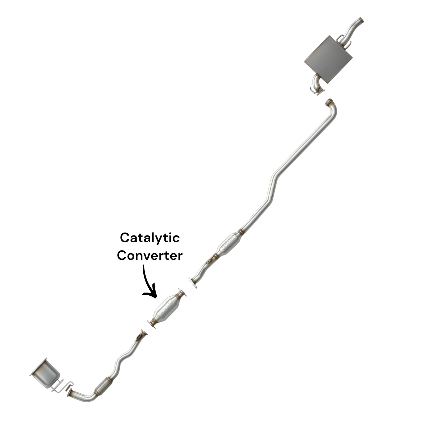 Toyota Corolla 1.6L (1983-1997) Catalytic Converter