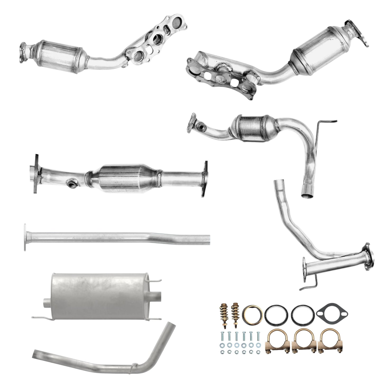 Toyota Tacoma 4.0L (2005-2011) (AWD) (127.2" & 127.8" Wheelbase) Manifold Converters, Catalytic Converter, Pipe and Muffler