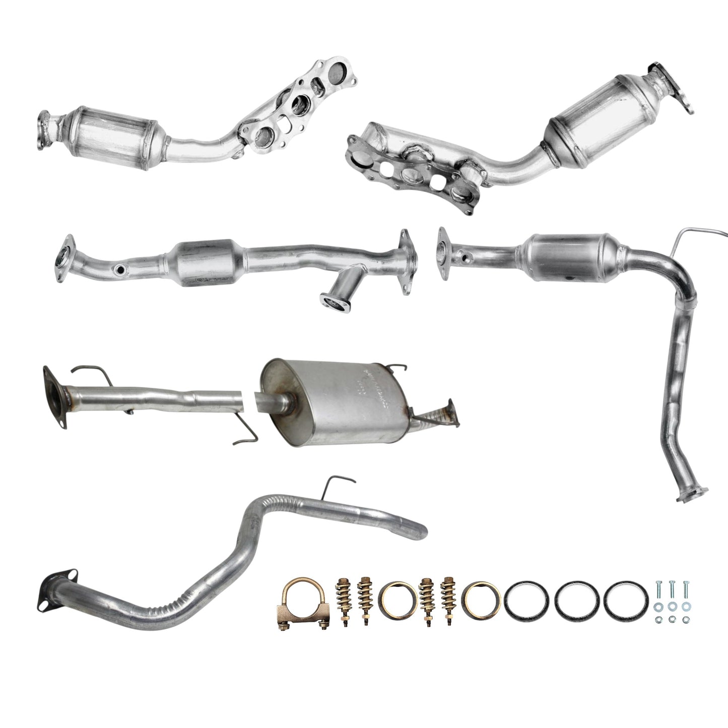 Toyota FJ Cruiser 4.0L (2007-2009) Manifold Converters, Catalytic Converters, Muffler and Tail Pipe