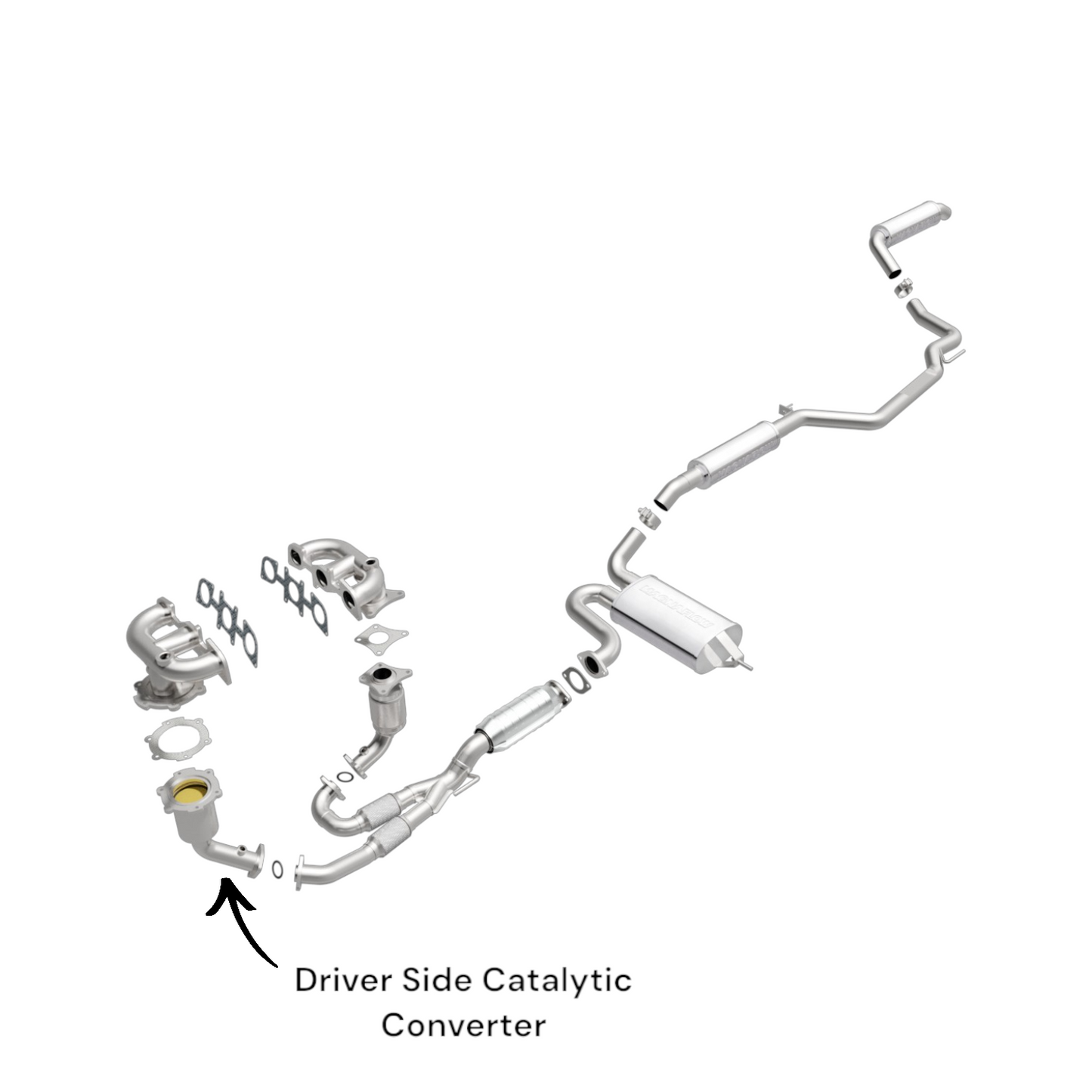 16397 - Nissan Quest 3.5L (2004) V6 Driver Side Catalytic Converter