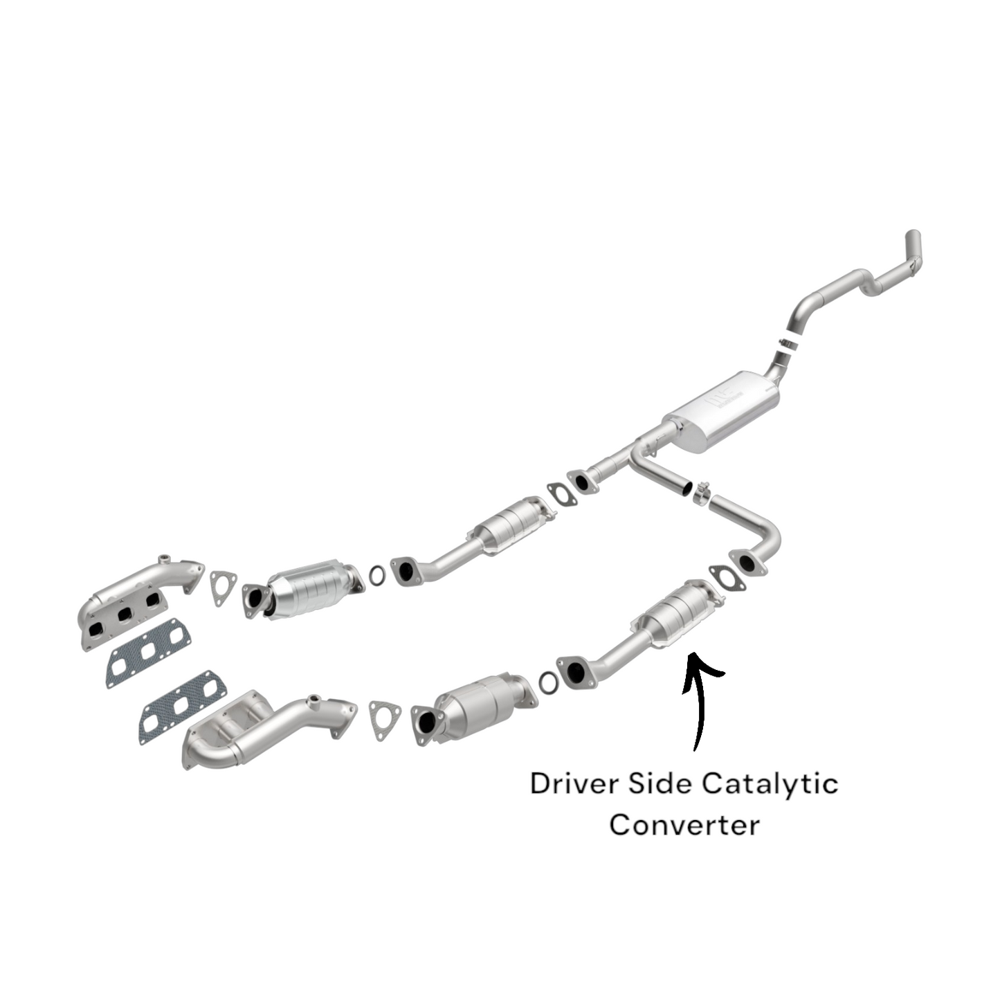 16400 - Nissan Frontier (2005-2018) Driver Side Rear Catalytic Converter