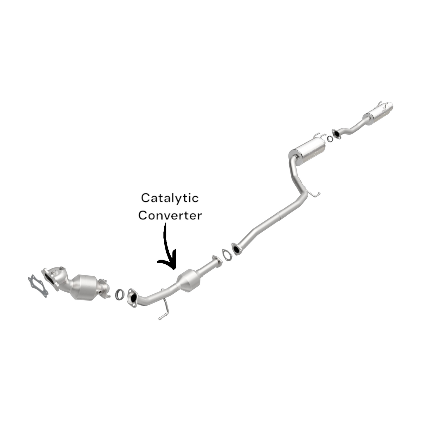 Honda Civic Hybrid 1.3L (2006-2011) Middle Catalytic Converter