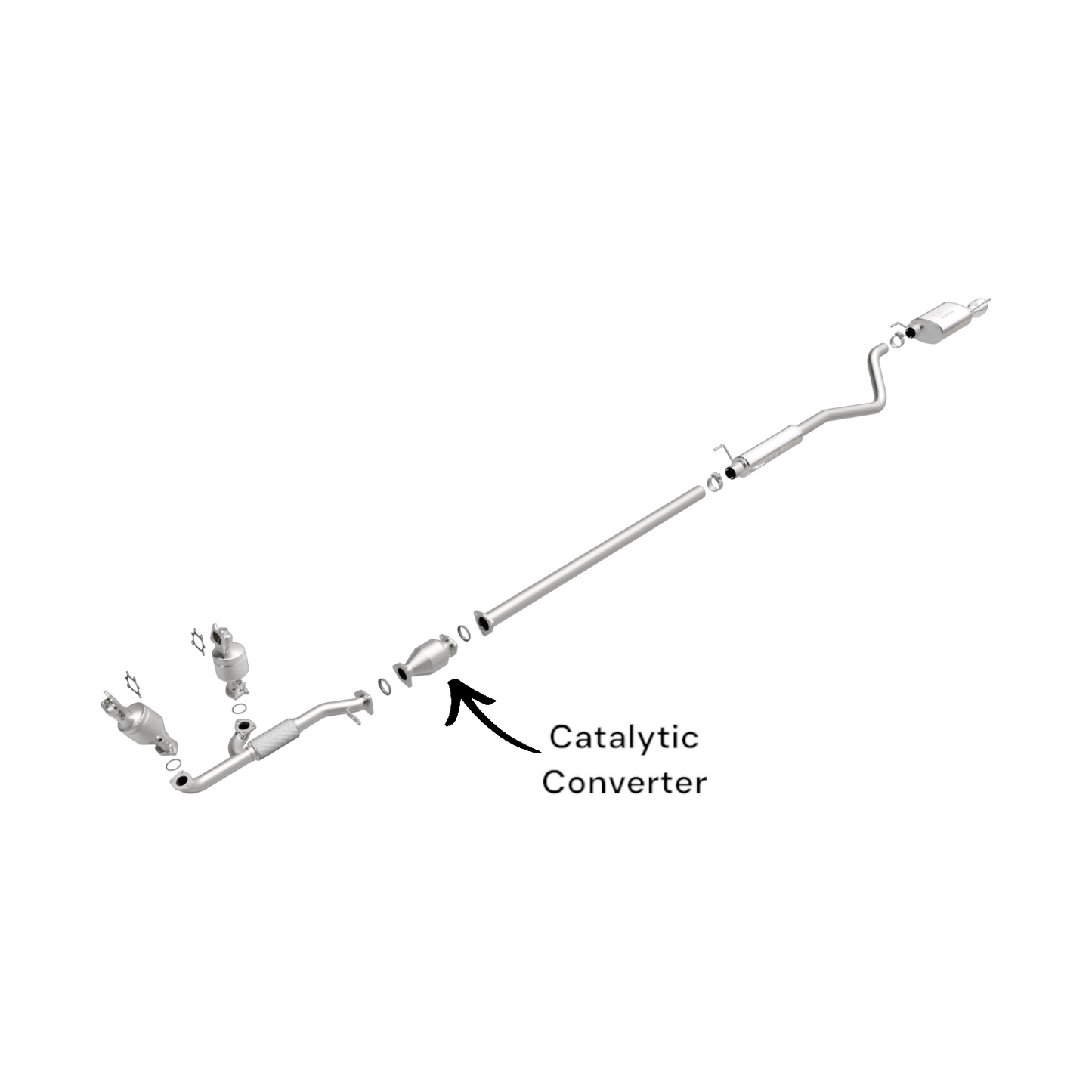 Honda Ridgeline 3.5L (2012-2014) V6 Rear Catalytic Converter