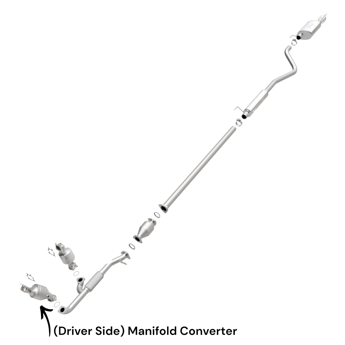 Honda Pilot 3.5L (2005-2008) (Diver Side) Manifold Converter