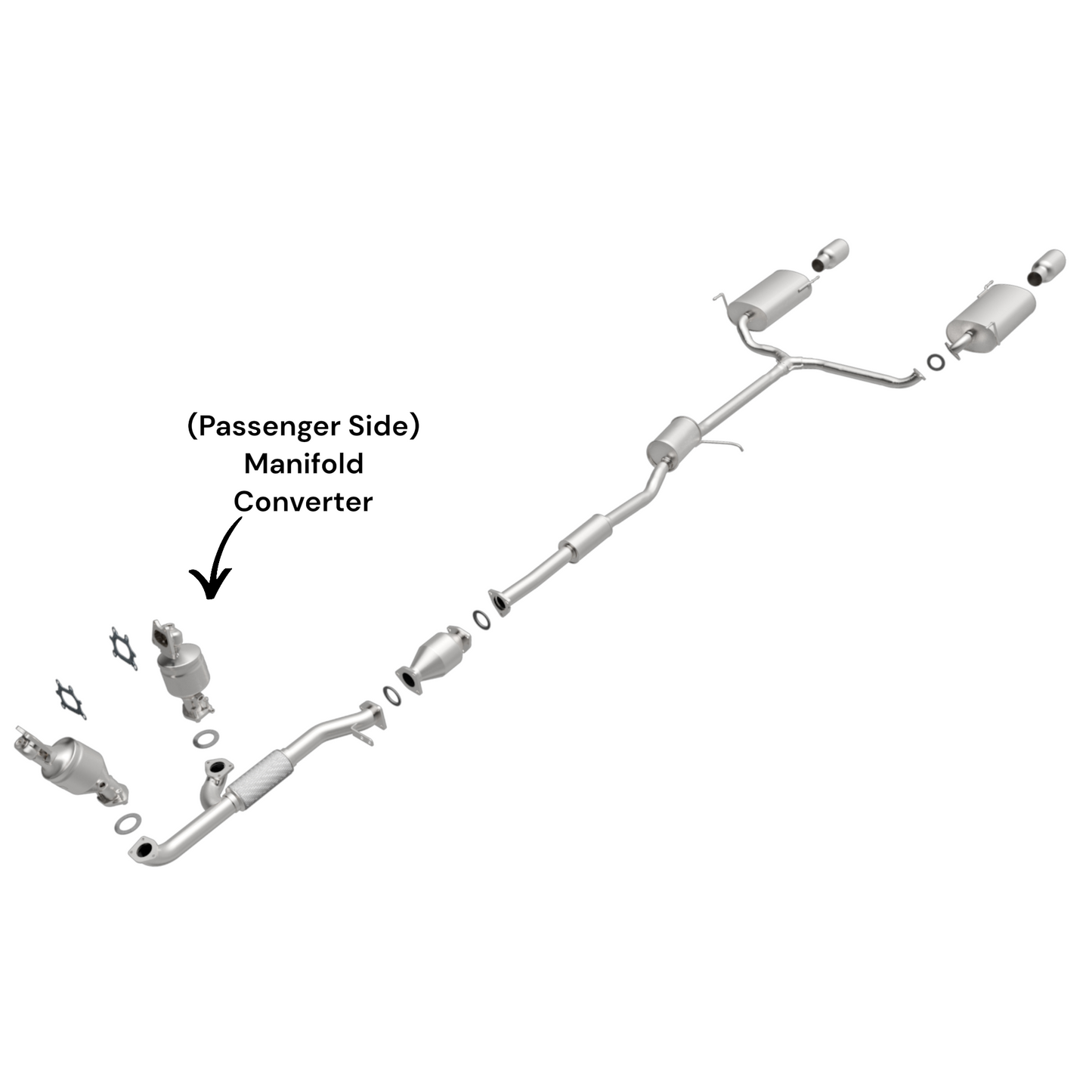 Honda Accord 3.0L (2003-2007) (Passenger Side) Manifold Converter