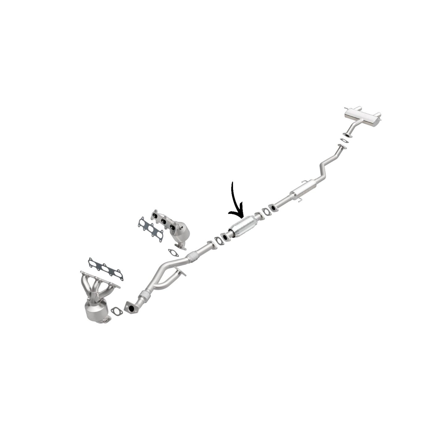 Hyundai Tucson 2.7L (2005-2009) Catalytic Converter