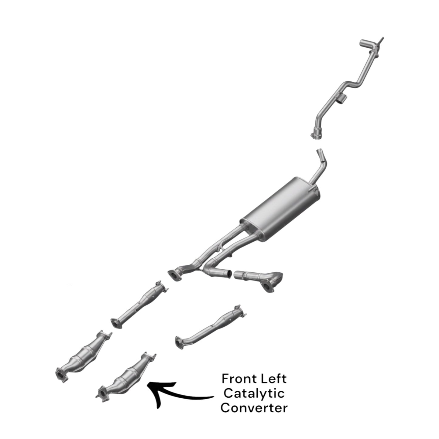 Nissan NV1500 4.0L (2012-2021) Front Left Catalytic Converter