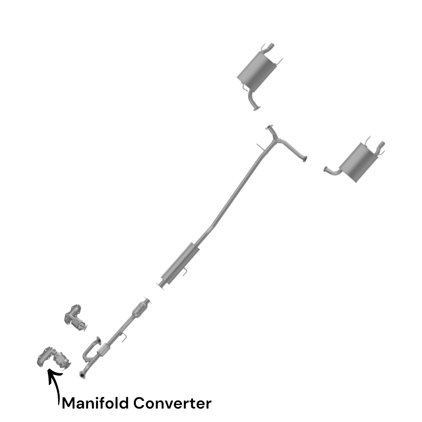 Toyota Camry 3.5L (2007-2017) (Driver Side) Manifold Converter