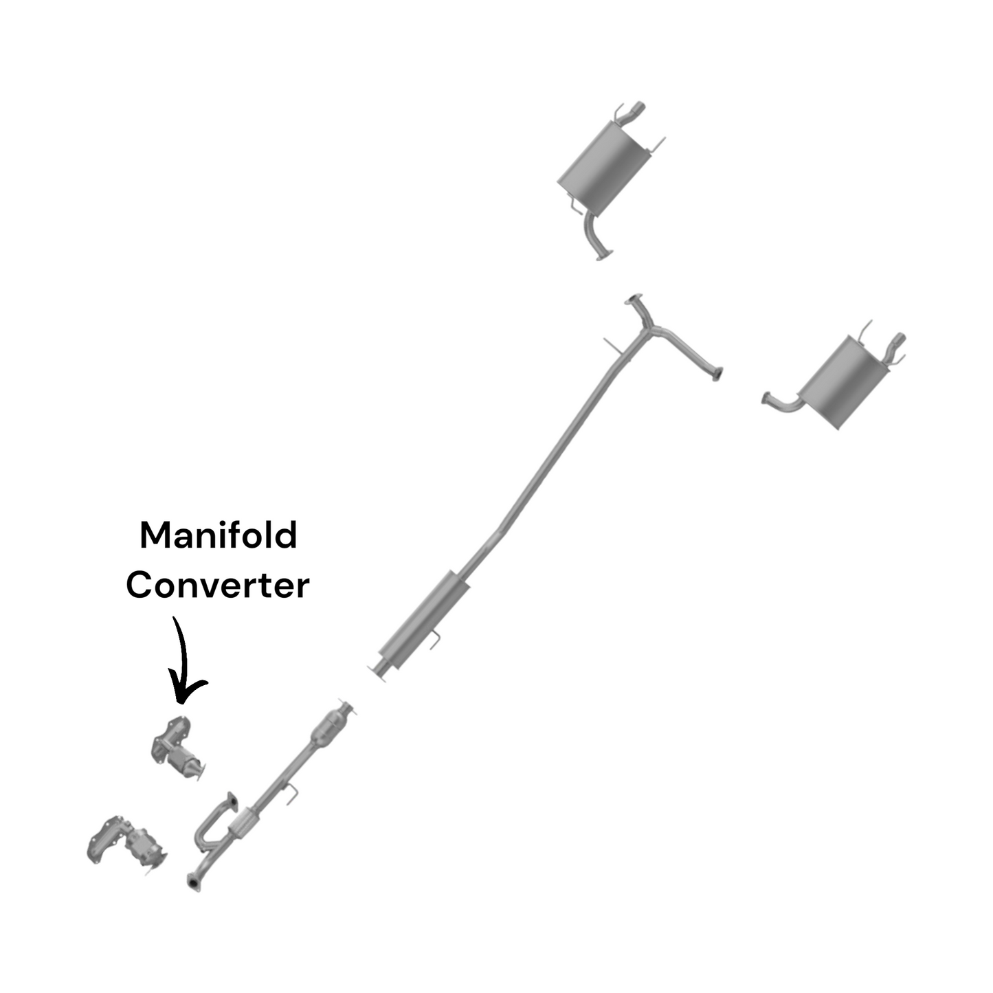 Lexus ES350 3.5L (2007-2018) (Passenger Side) Manifold Converter