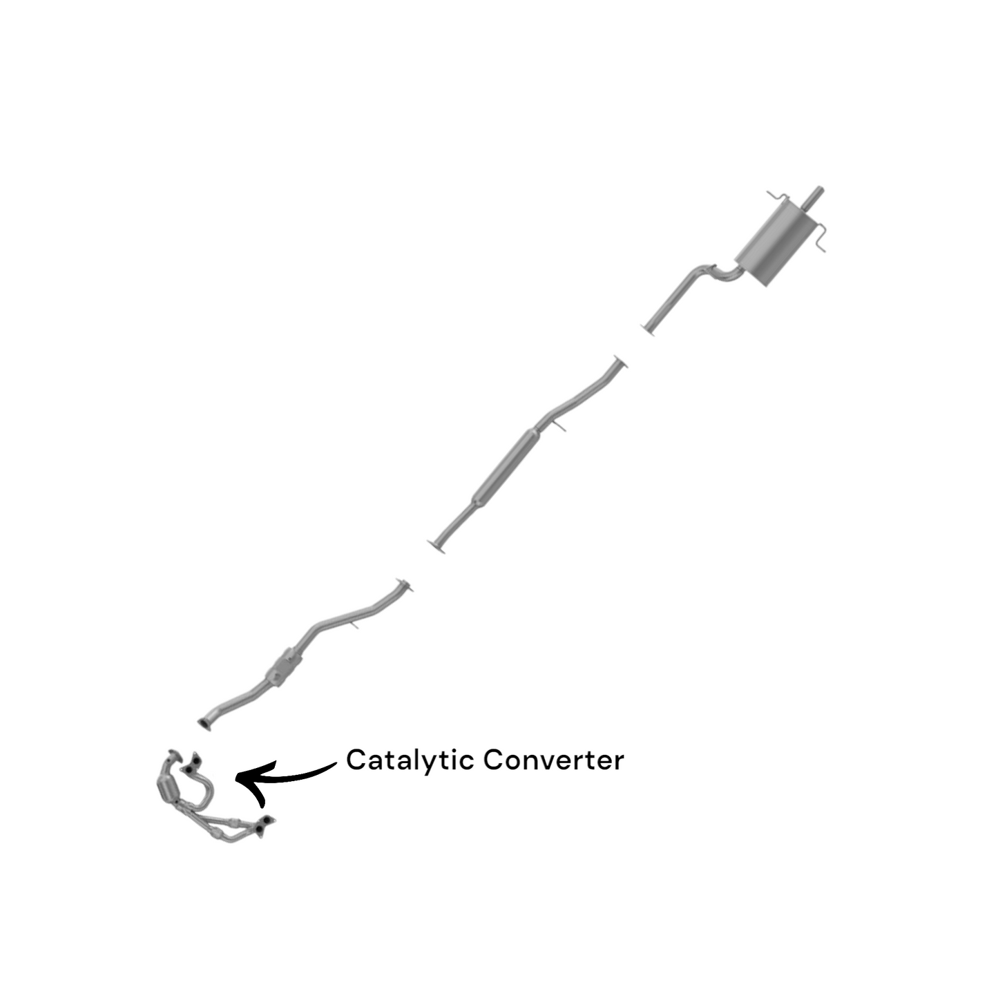 Saab 9-2X 2.5L (2006) Catalytic Converter