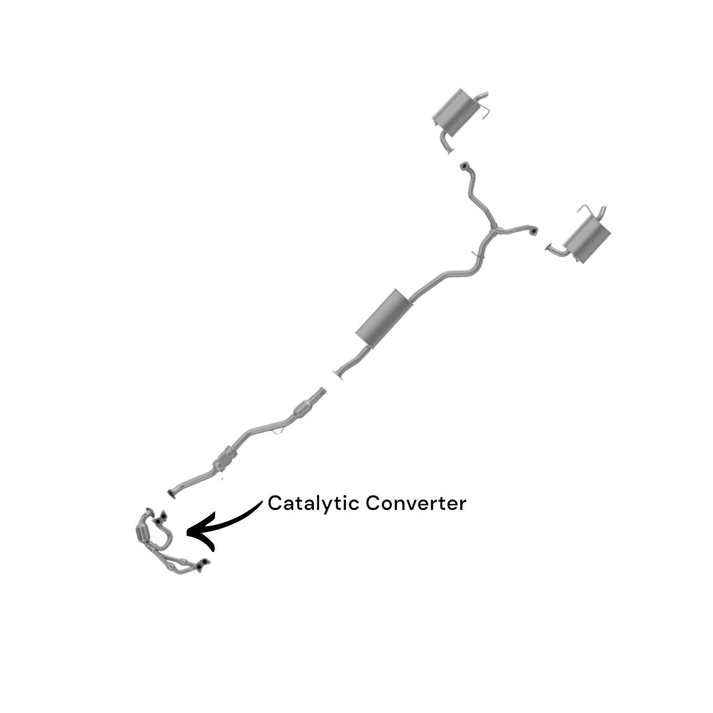 Subaru Outback 2.5L (2006-2012) Catalytic Converter