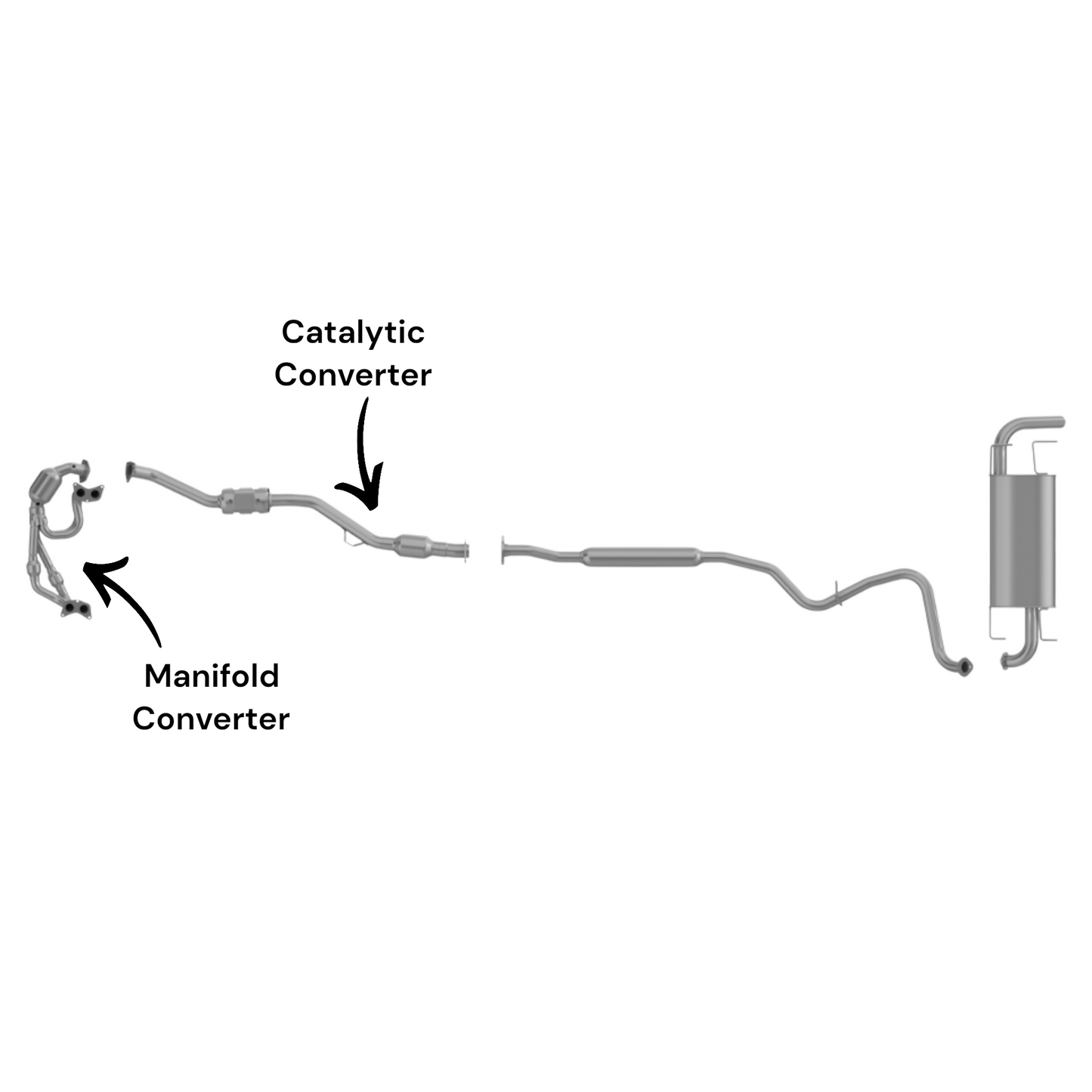 Subaru Impreza 2.5L (2008-2010) Manifold Converter & Catalytic Converter