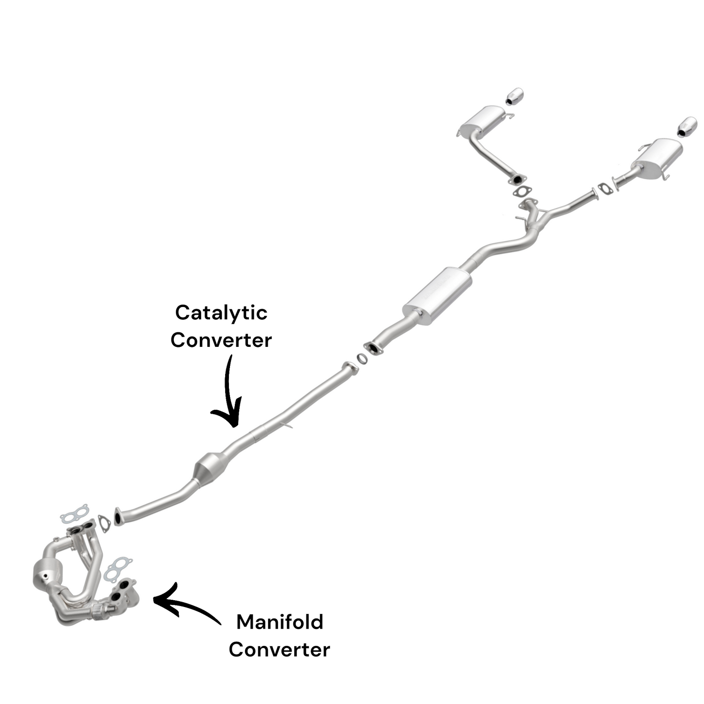 Subaru Outback 2.5L (2006-2009) Manifold Converter & Catalytic Converter