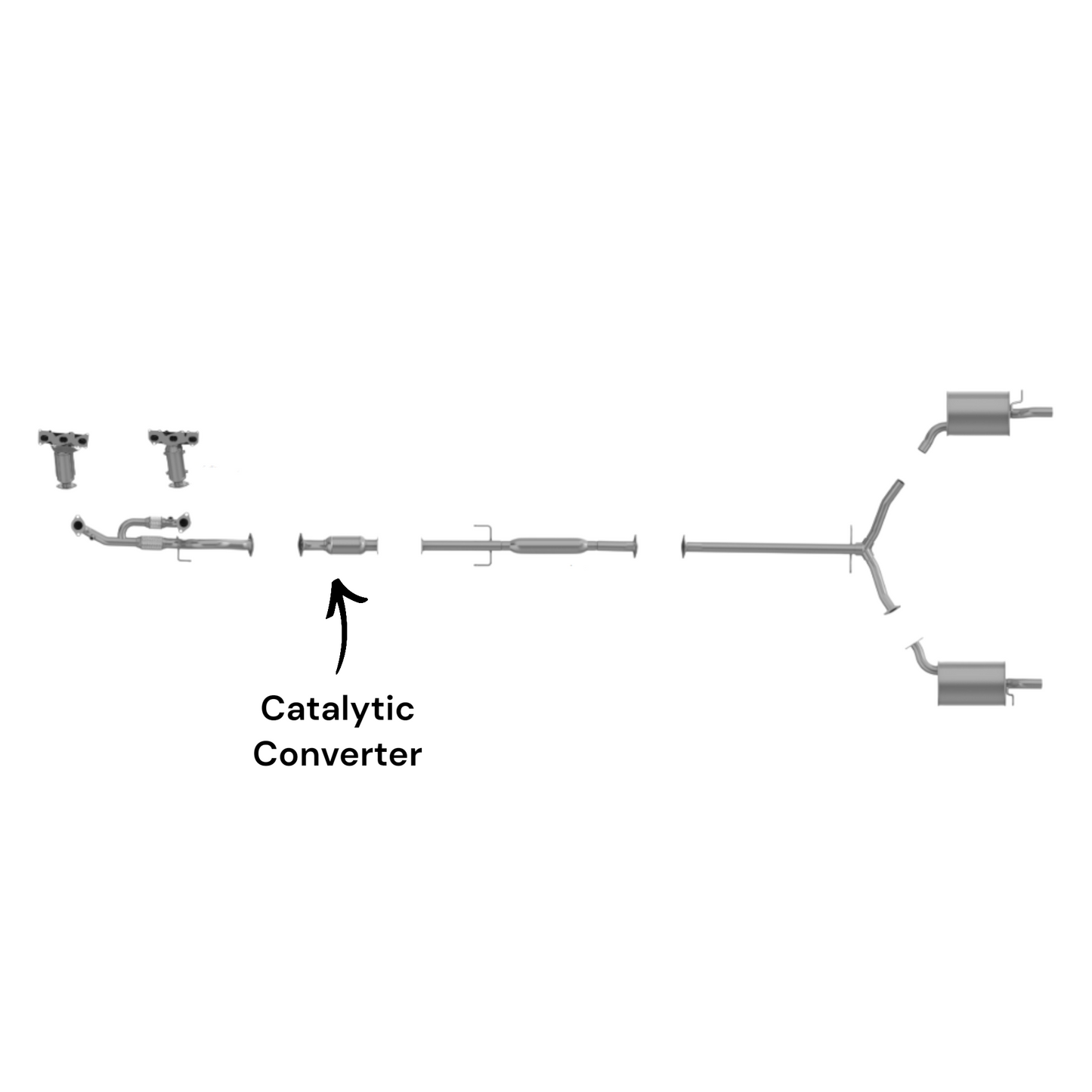 Convertisseur catalytique pour Hyundai Santa Fe 3.3L (2007-2009)