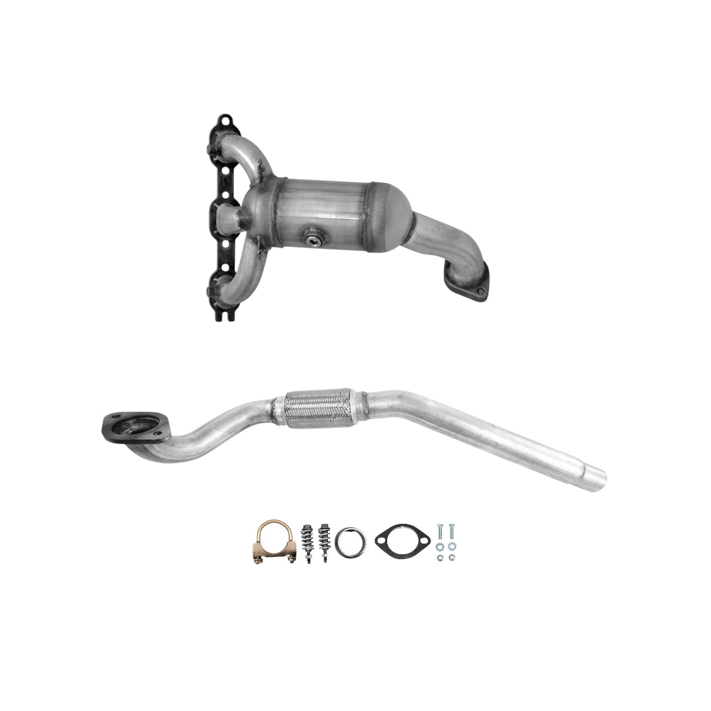 Dodge Avenger 3.5L (2008-2010) Rear Manifold Converter and Flex Pipe
