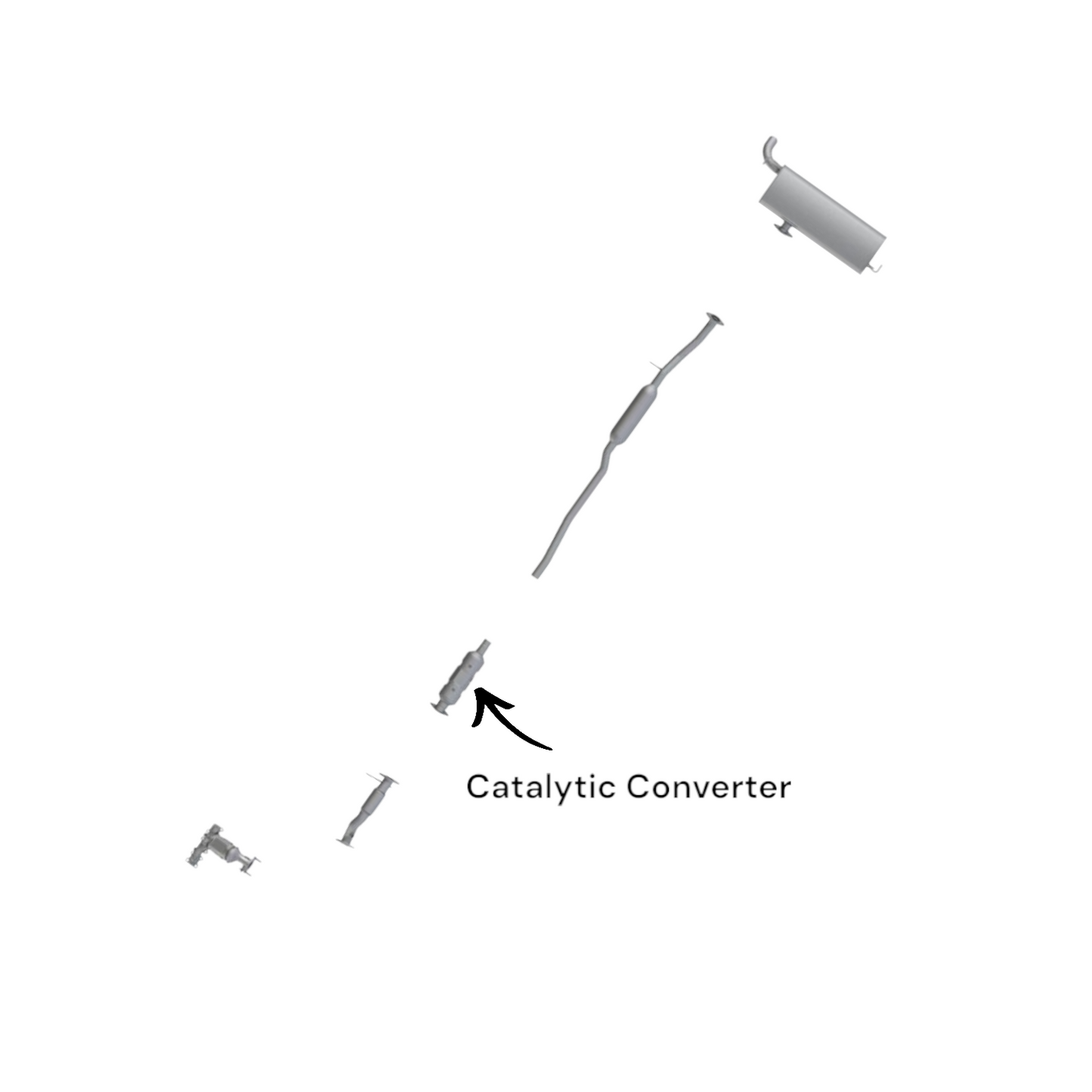 Hyundai Tucson 2.0L (2014-2018) AWD Catalytic Converter