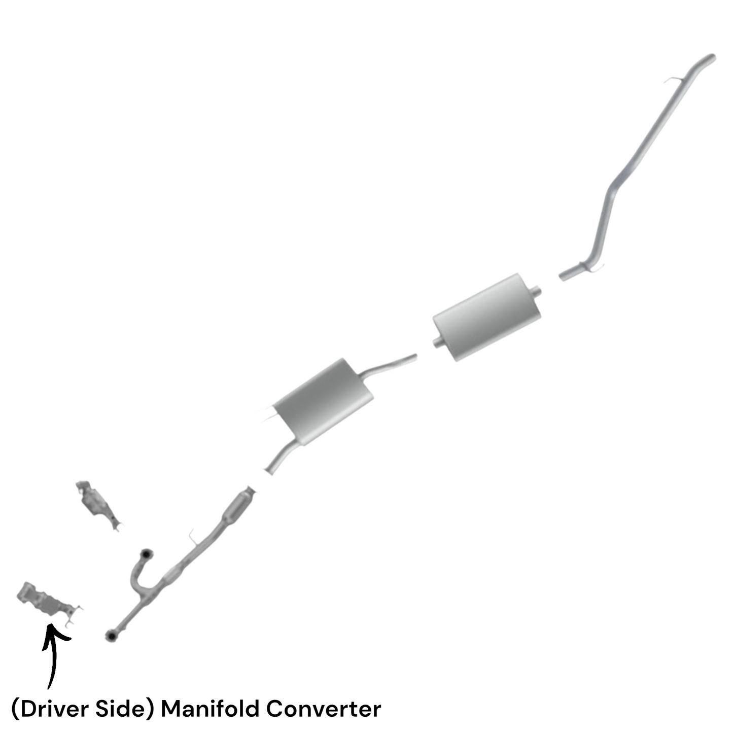 Acura MDX 3.5L (2014-2019) (Driver Side) Manifold Converter