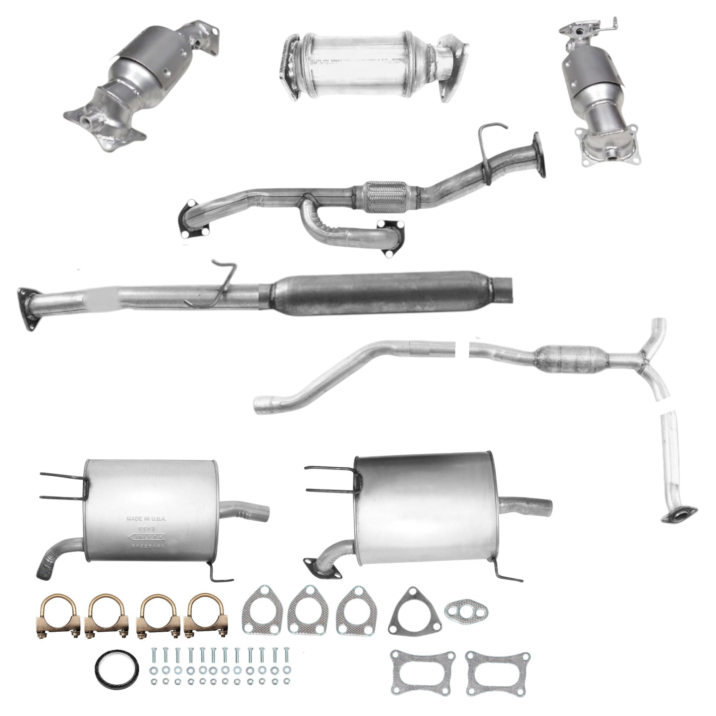 Honda Accord 3.5L (2008-2012) (Sedan) Complete Exhaust