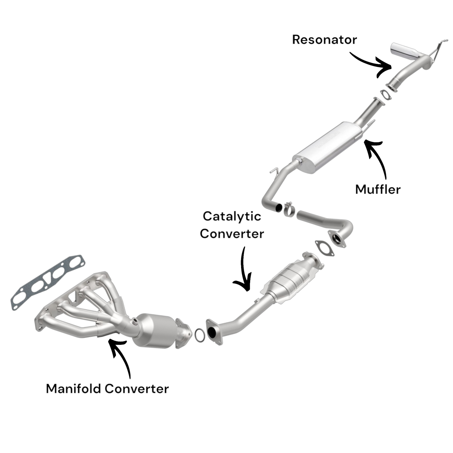 Nissan Frontier 2.5L (2005-2018) Complete Exhaust