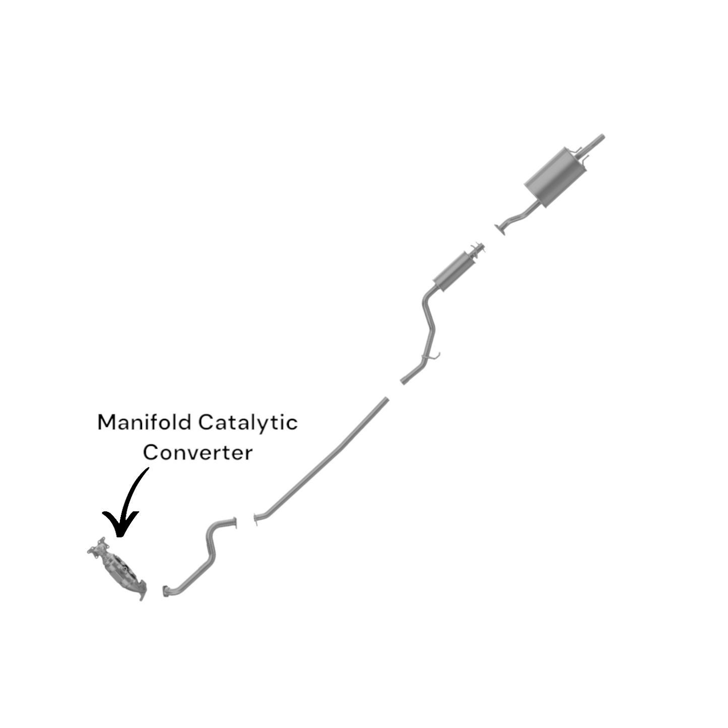 Honda Civic 1.8L (2012 & 2013) Manifold Catalytic Converter