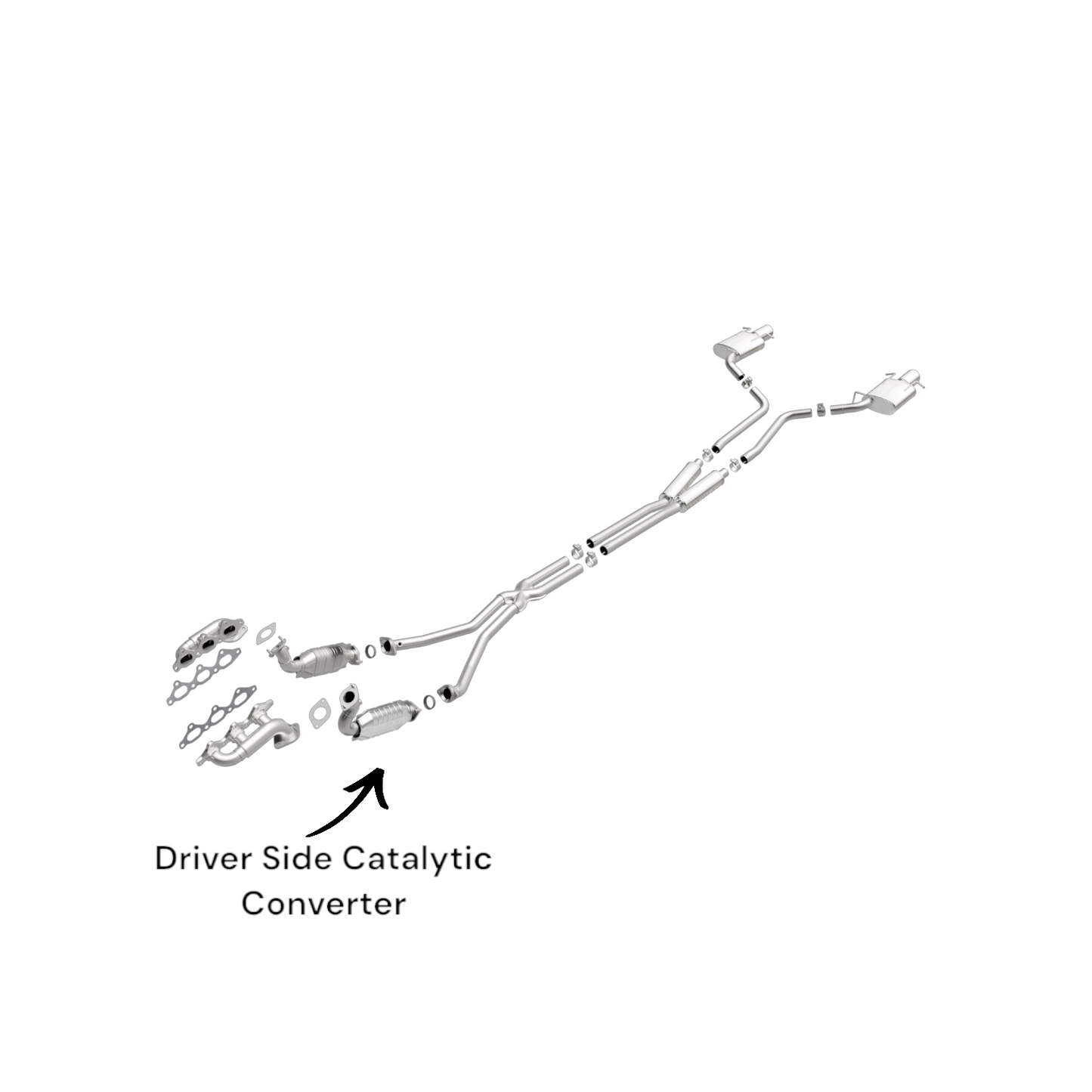 Cadillac CTS 3.6L V6 (2008-2011) Driver Side Catalytic Converter