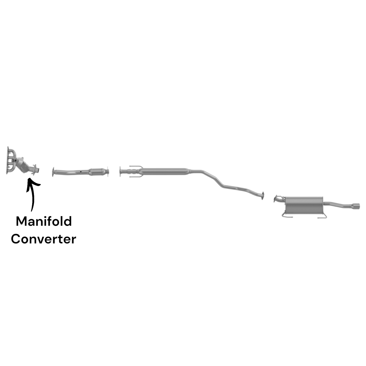 Nissan Sentra 1.8L (2013-2017) (California Emissions System) (SULEV) Manifold Converter