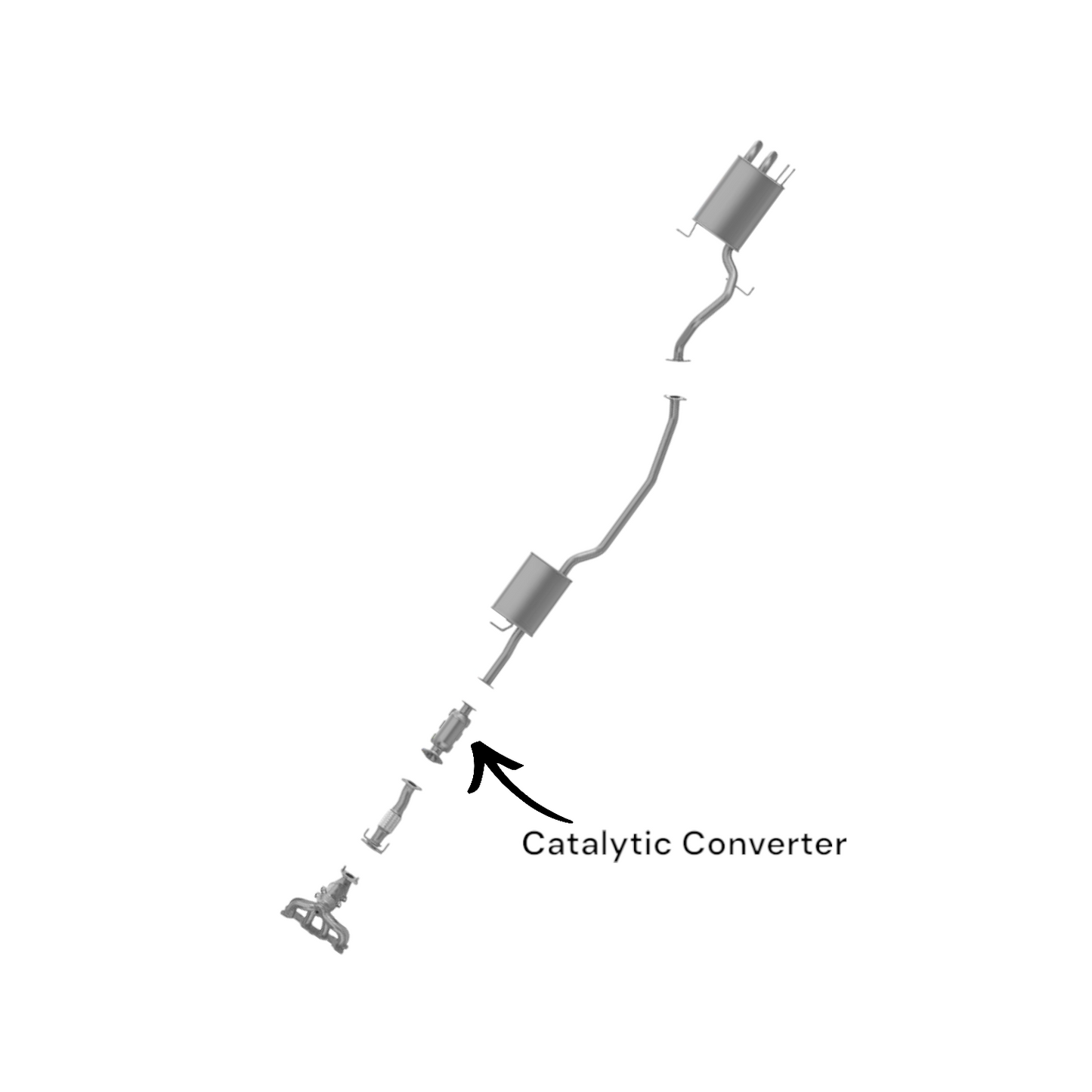 Kia Sorento 2.4L (2011-2013) Catalytic Converter (California Emission Only)