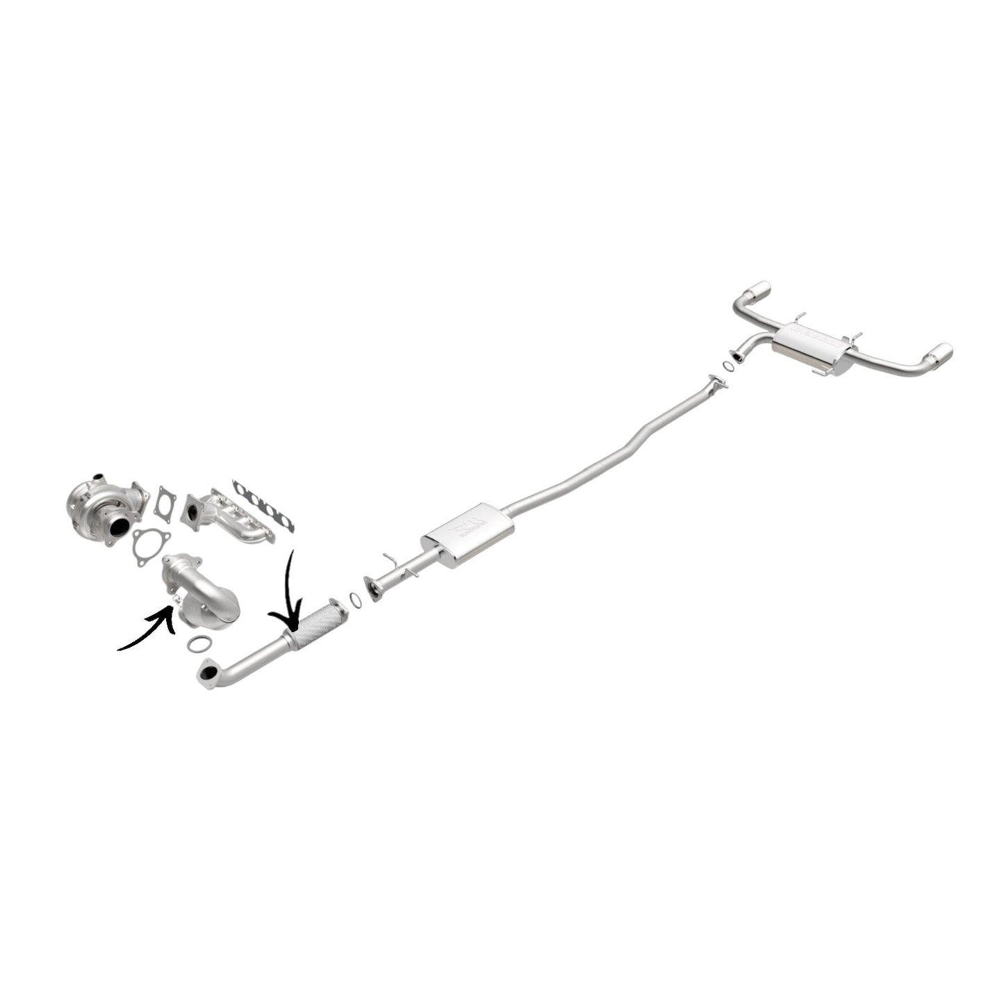 Acura RDX 2.3L 2007-2012 Front & Rear Catalytic Converter