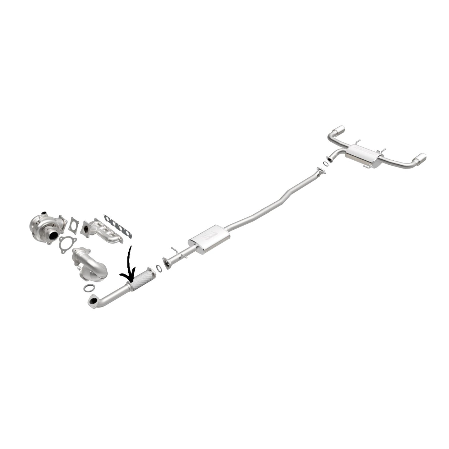 Acura RDX 2.3L (2007-2012) Rear Catalytic Converter