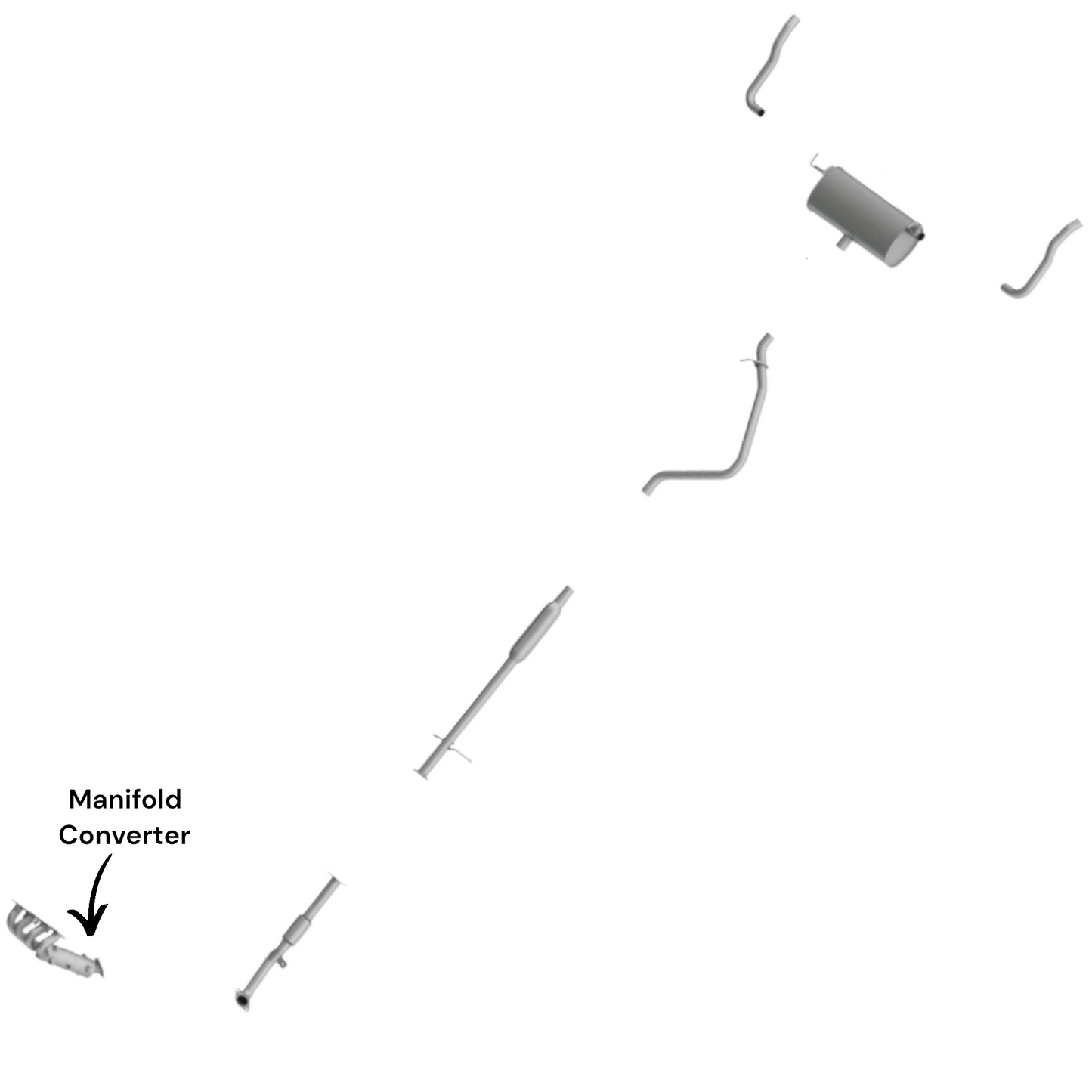 Convertisseur de collecteur pour Dodge Dart 2.0L et 2.4L (2013-2016)