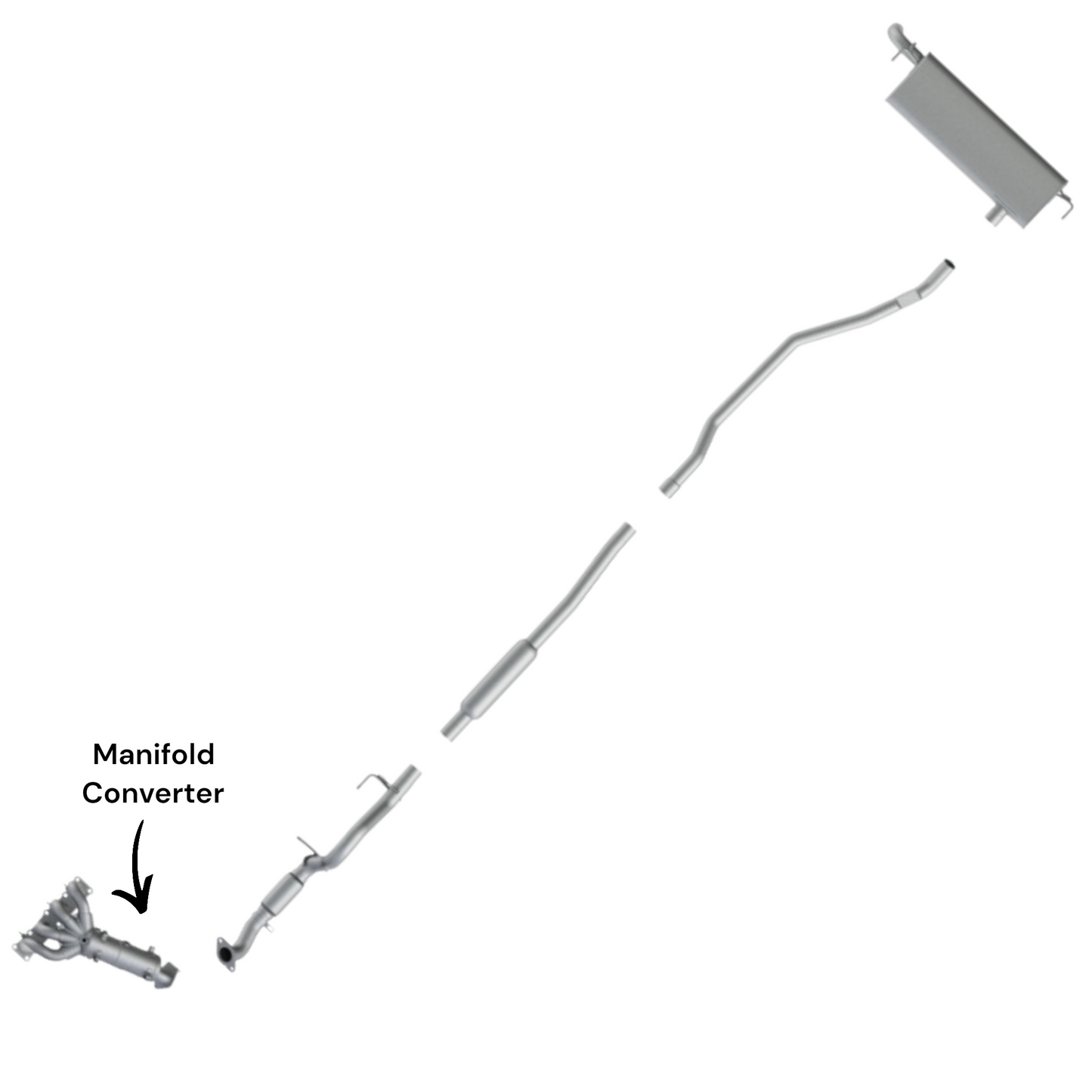 Convertisseur de collecteur pour Jeep Renegade 2.4L (2015-2020)