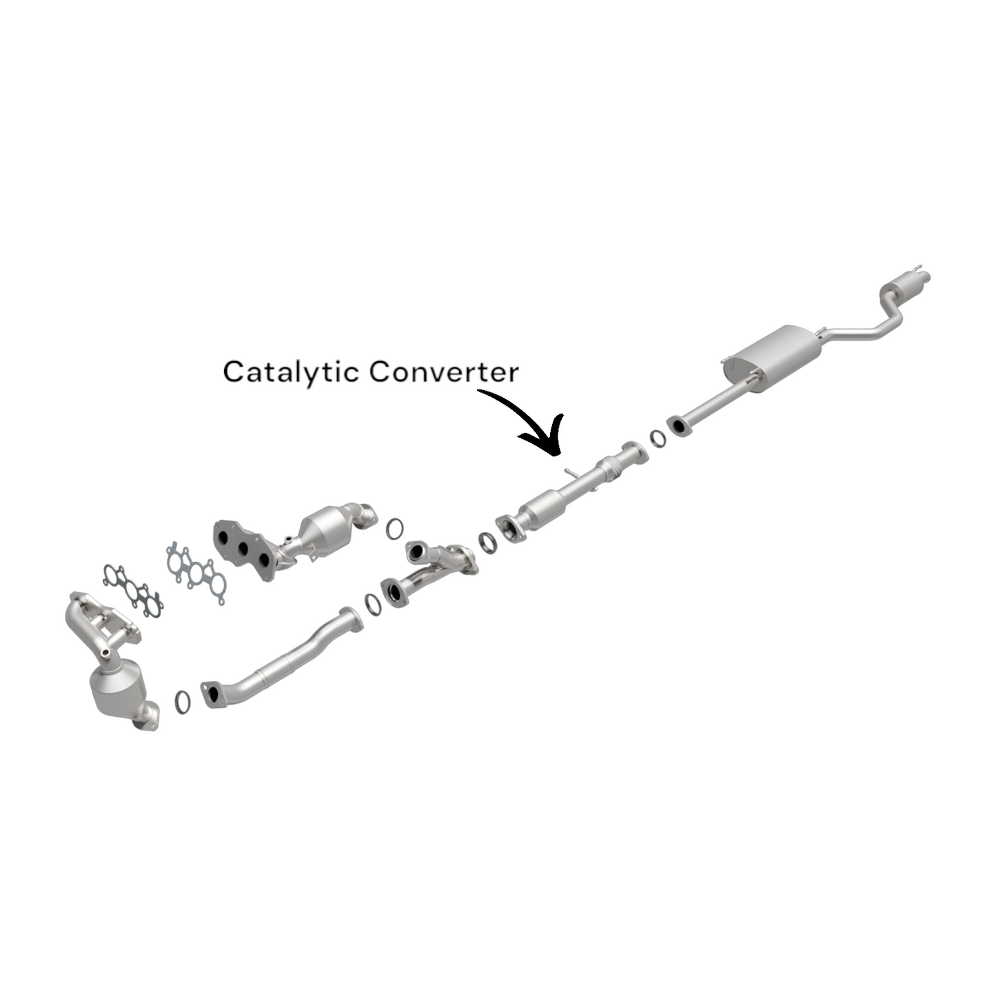 Toyota Highlander 3.5L (2014, 2015, 2016) Catalytic Converter