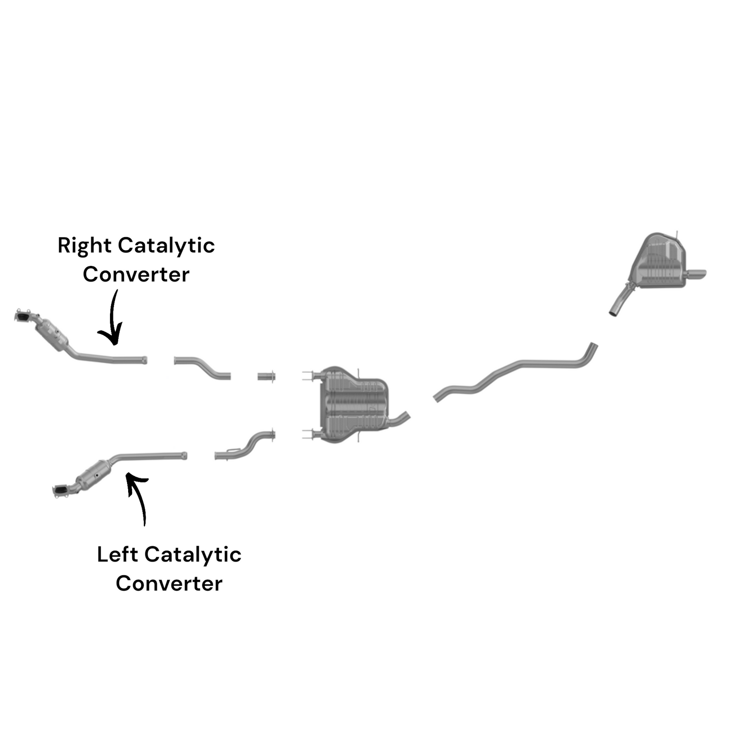 Dodge Durango 3.6L (2011-2012) Converter Converters