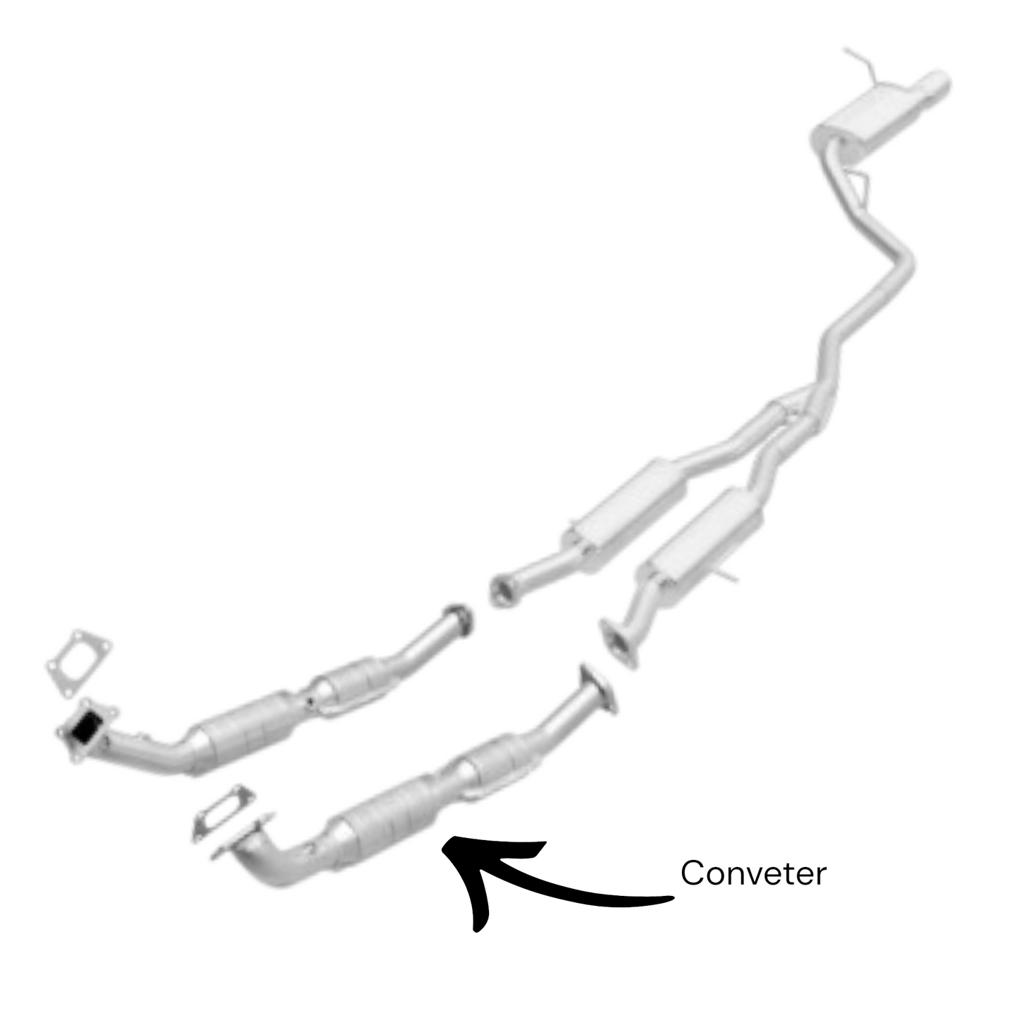 Convertisseur catalytique pour Jeep Grand Cherokee 3.6L 2011-2012