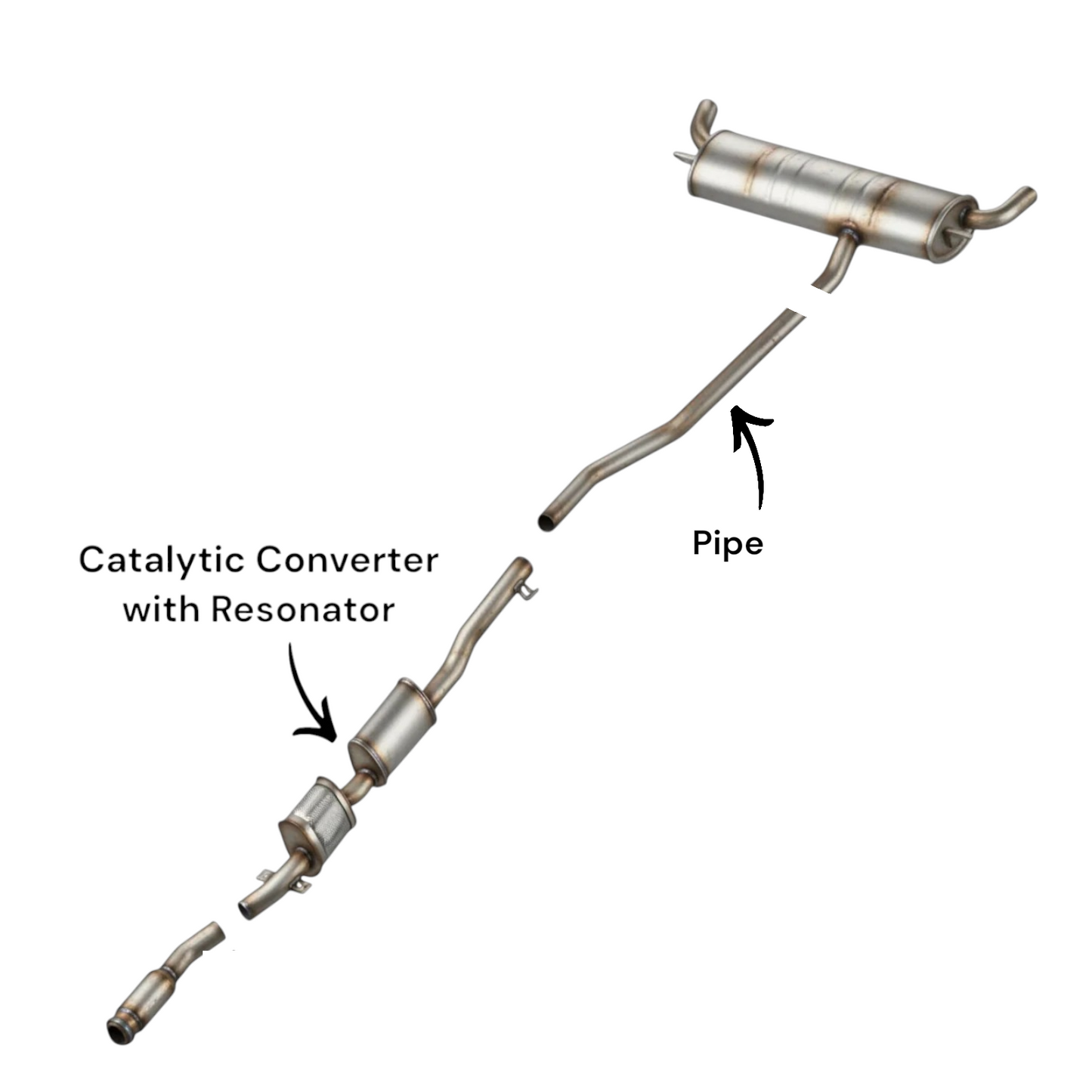Mini Cooper Countryman 1.6L (2011-2016) (Turbo) Catalytic Converter With Resonator